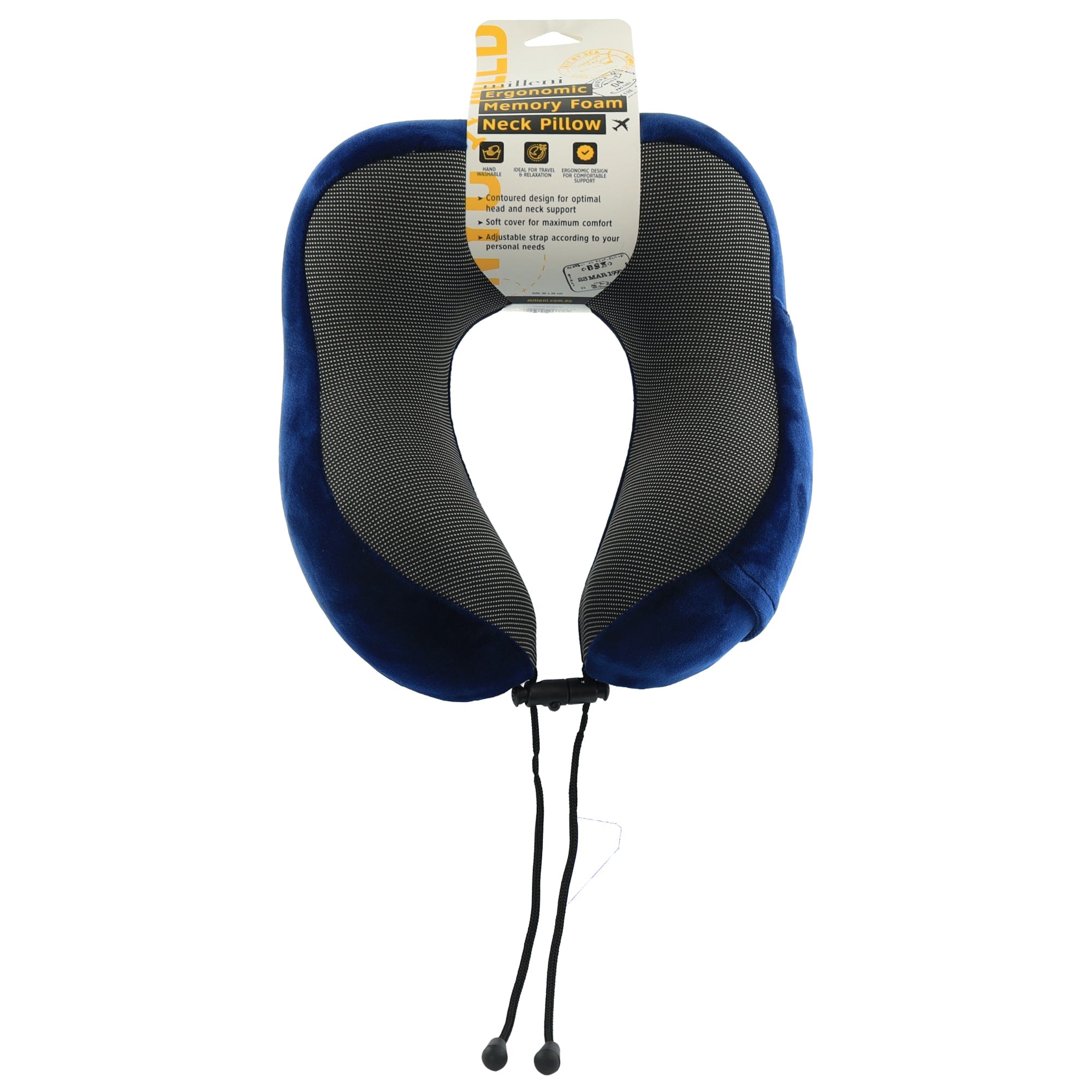 Ergonomic Memory Foam Neck Pillow