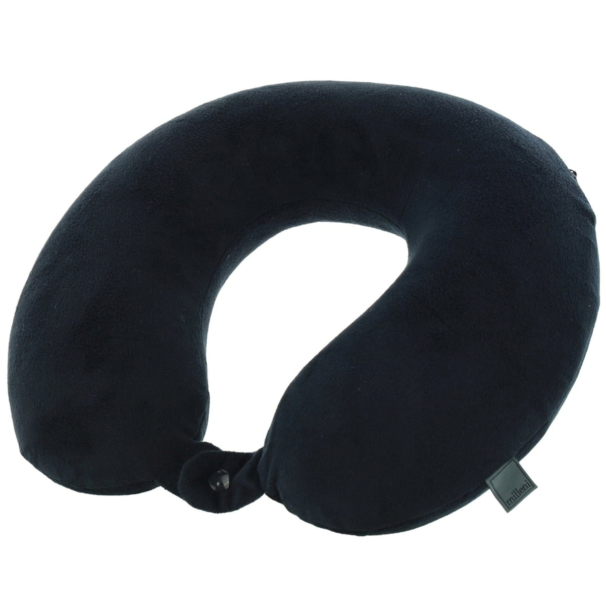 Milleni Travel Memory Foam Neck Pillow in Black