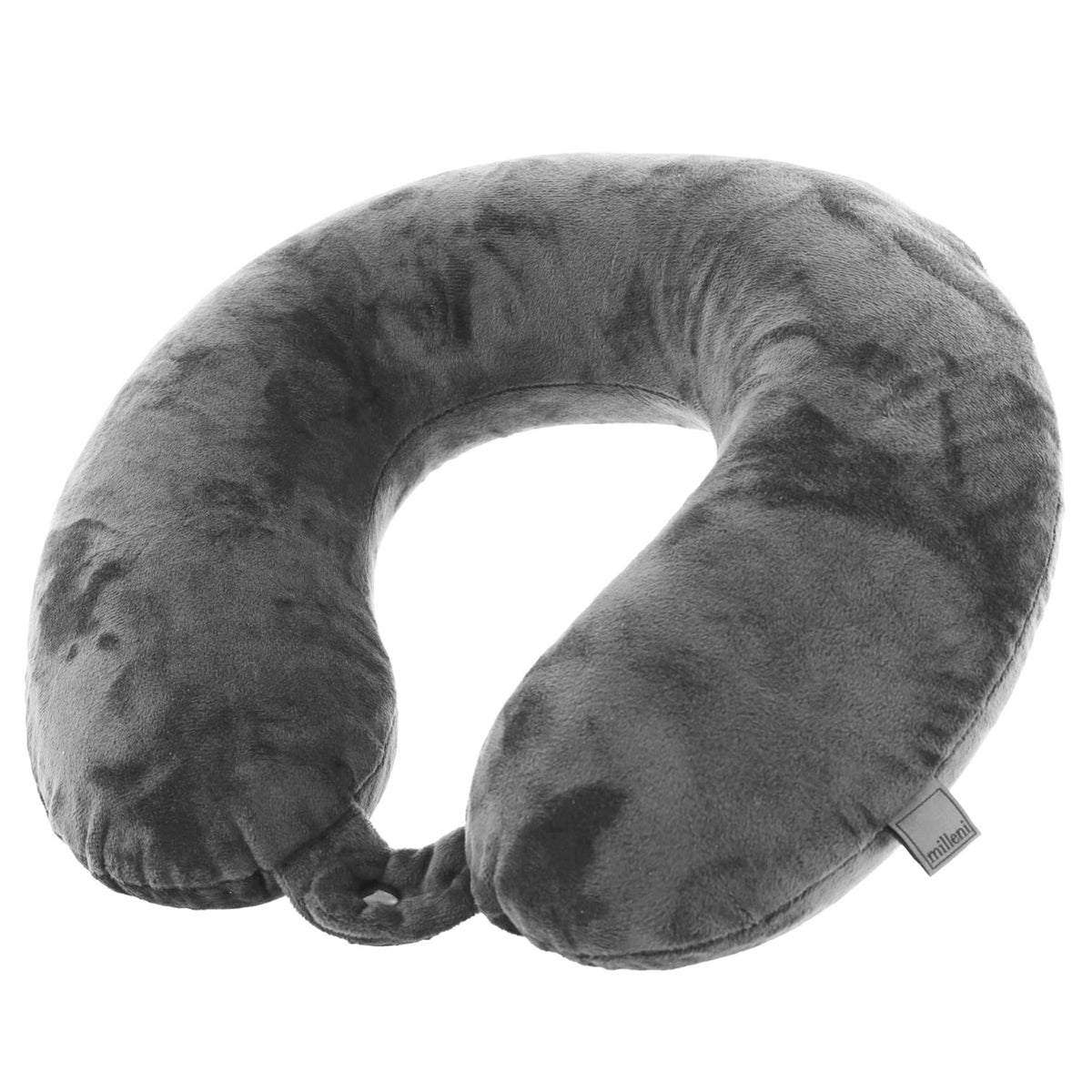 Milleni Travel Memory Foam Neck Pillow in Grey