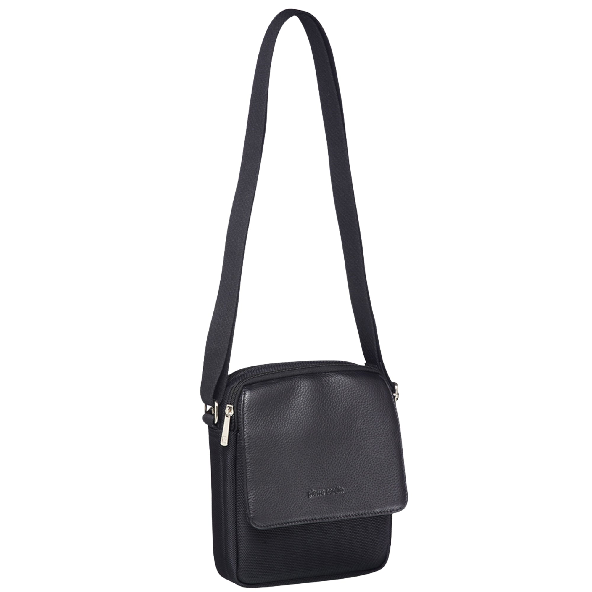 Pierre Cardin Nylon with Leather Trim Travel Bag