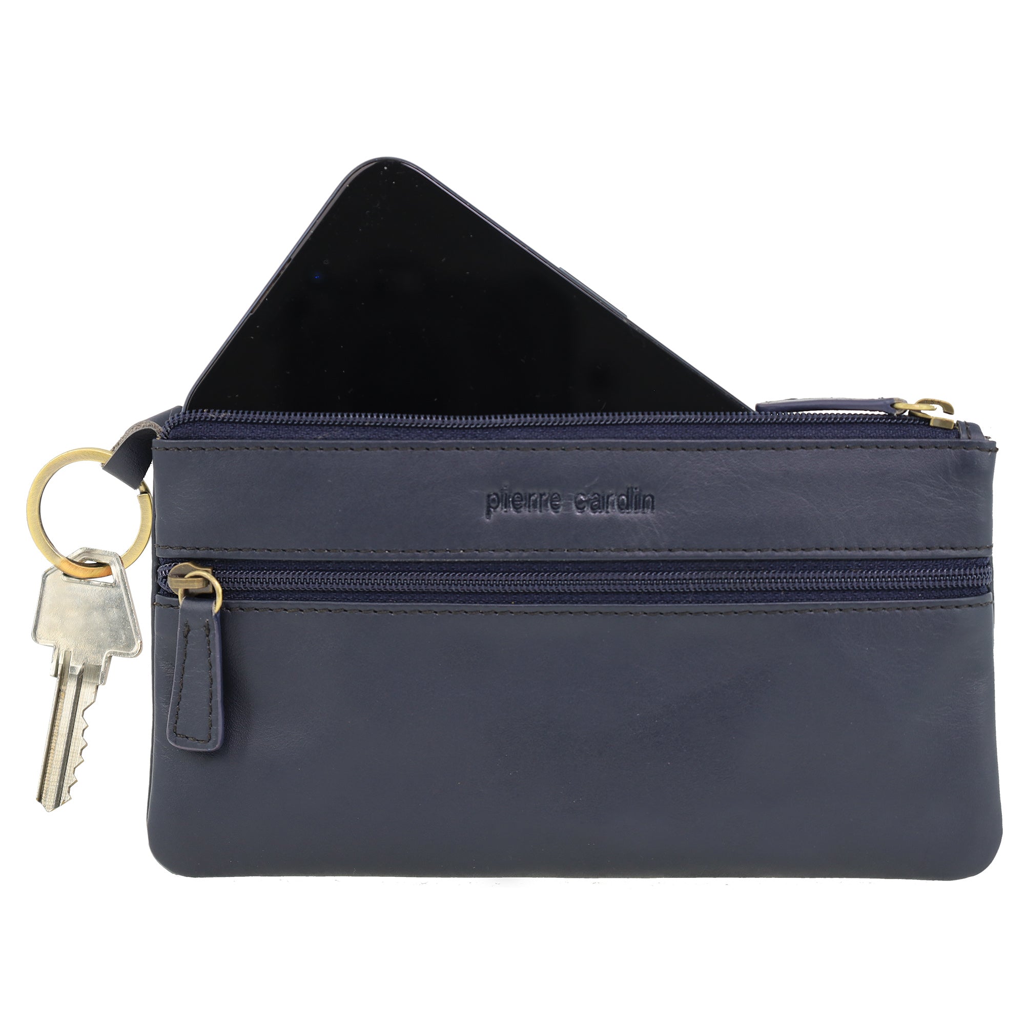 Pierre Cardin Leather Coin Purse/Phone Wallet Case