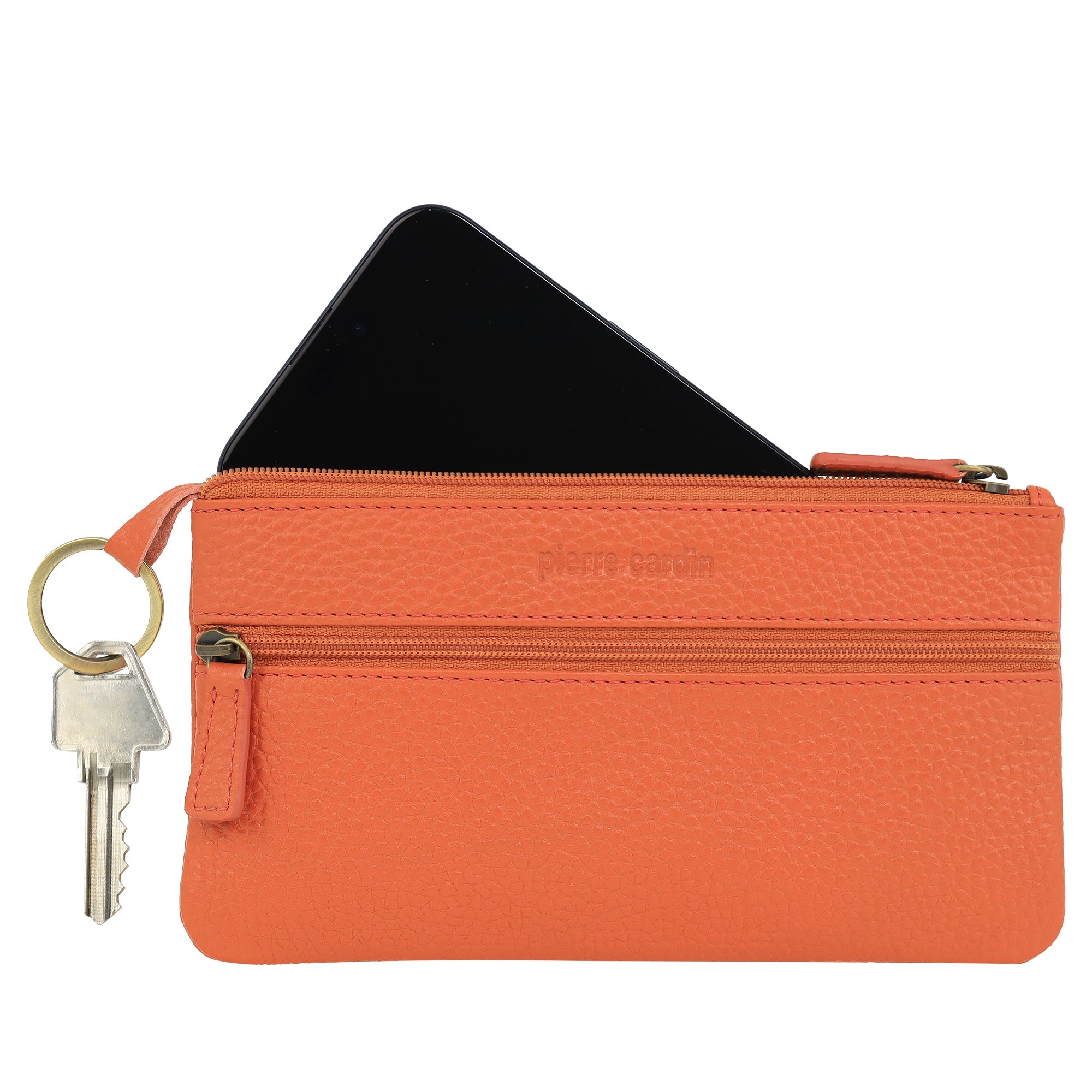 Pierre Cardin Leather Coin Purse/Phone Wallet Case