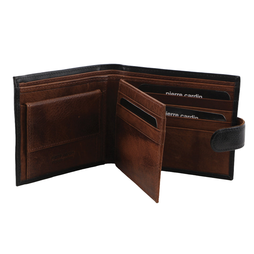 Pierre Cardin Italian Leather Men's Two Tone Wallet