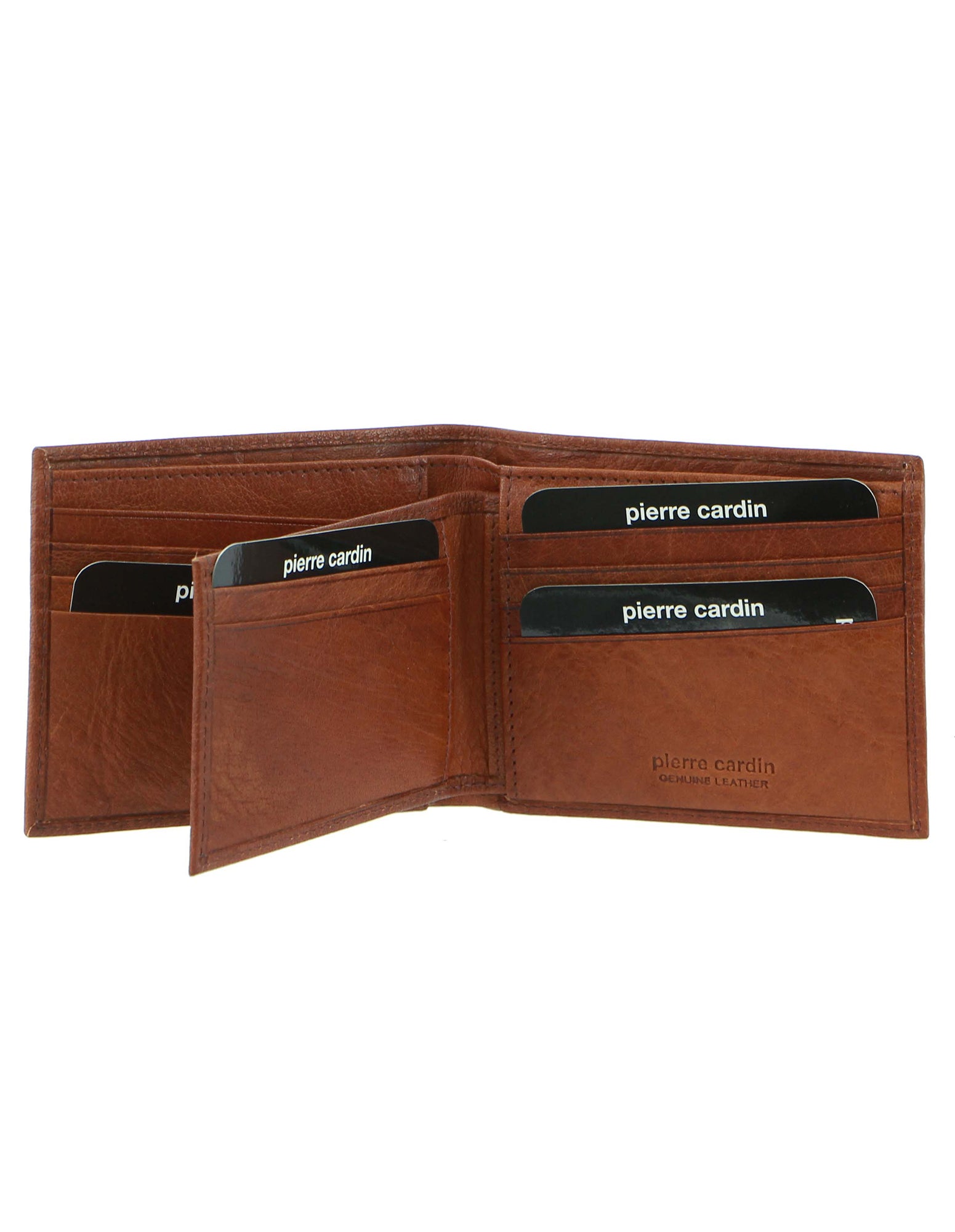 Pierre Cardin Rustic Leather Bi-Fold Men's Wallet