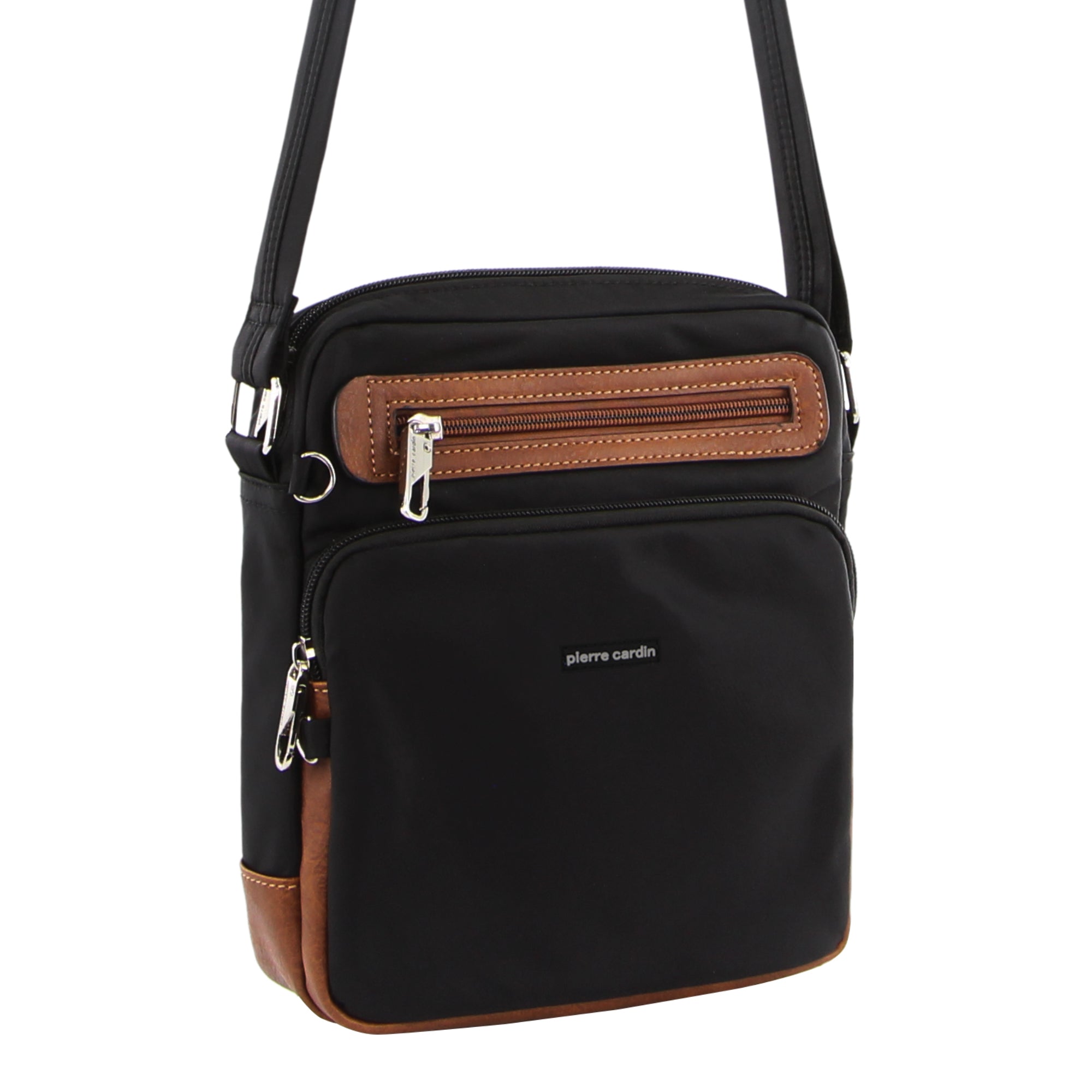 Pierre Cardin Nylon Anti-Theft Cross Body Bag