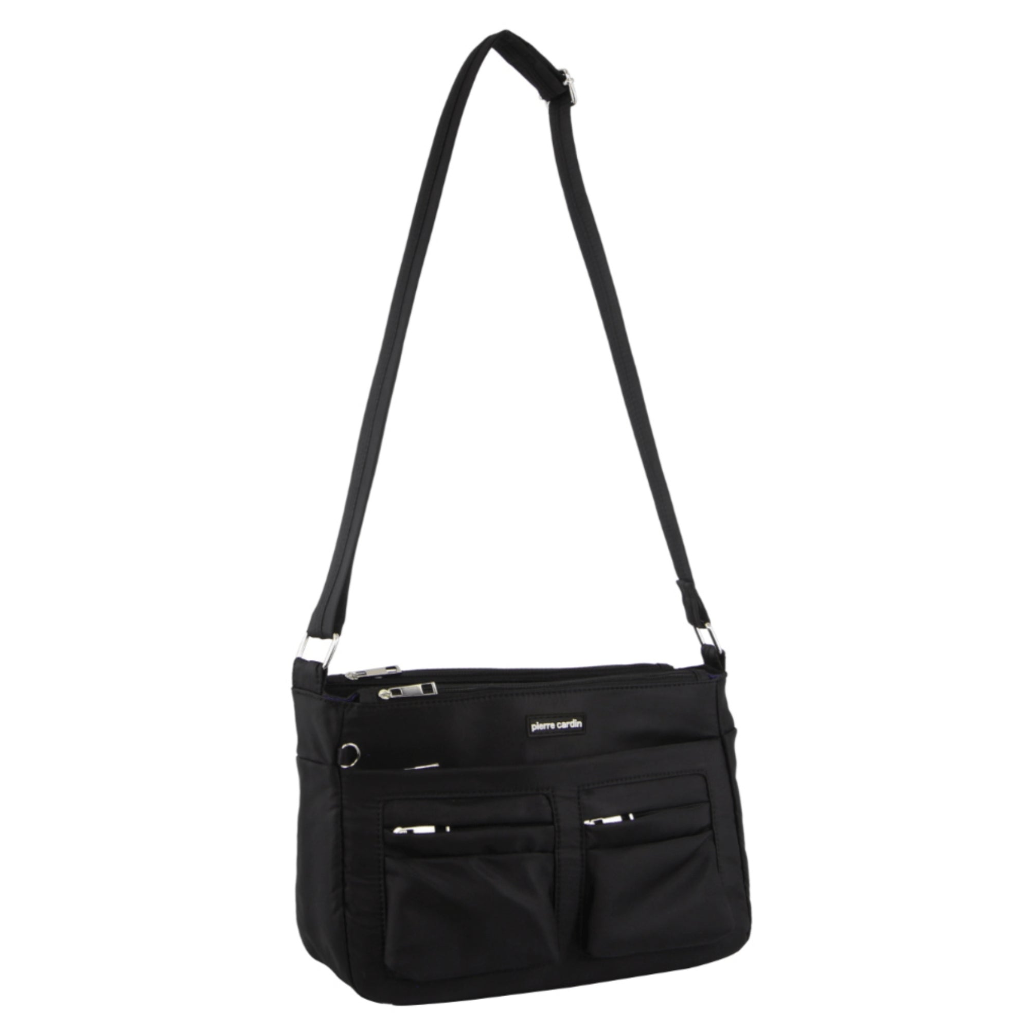 Pierre Cardin Nylon Anti-Theft Cross Body Bag