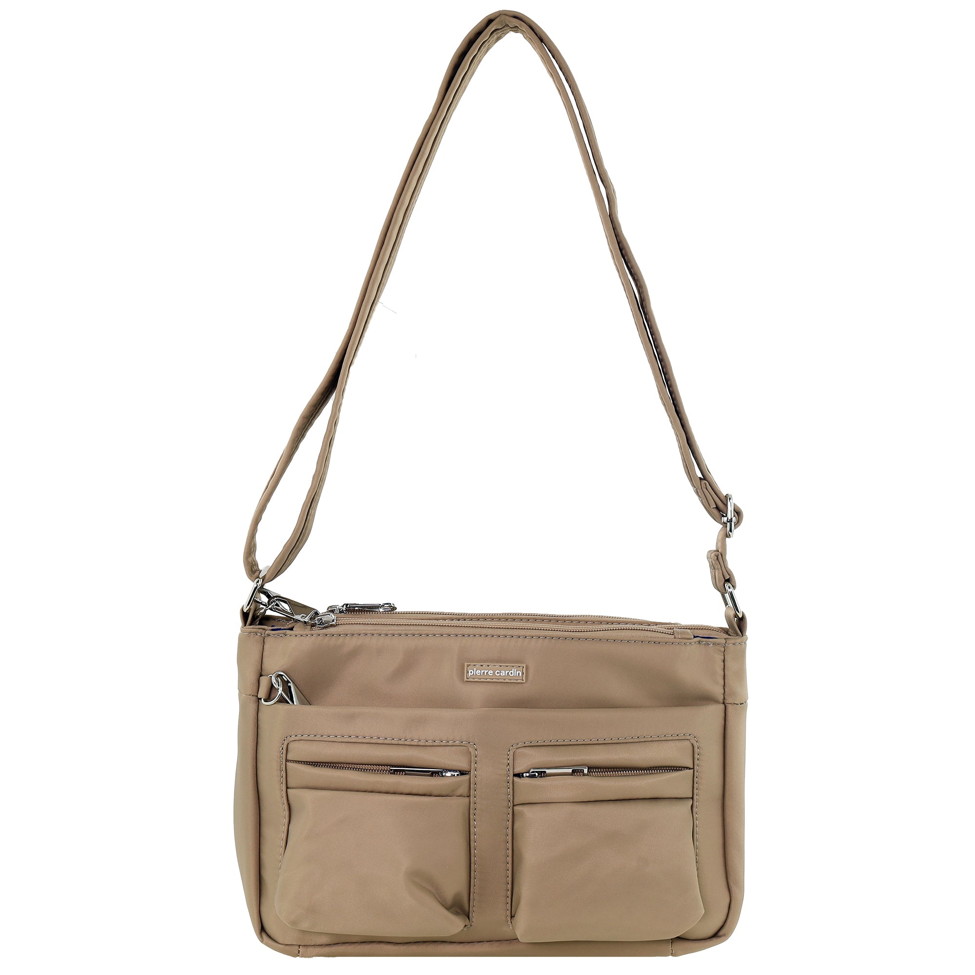 Pierre Cardin Nylon Anti-Theft Cross Body Bag