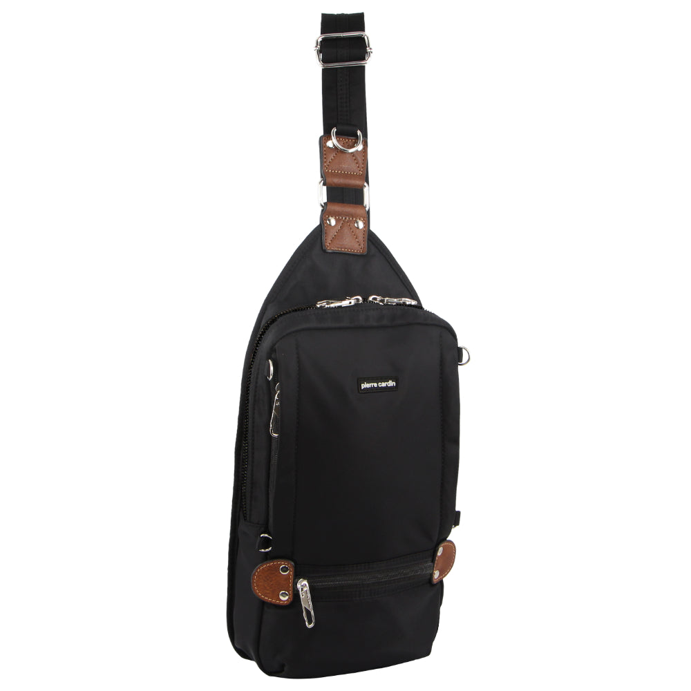 Pierre Cardin Nylon Anti-Theft Cross Body Bag