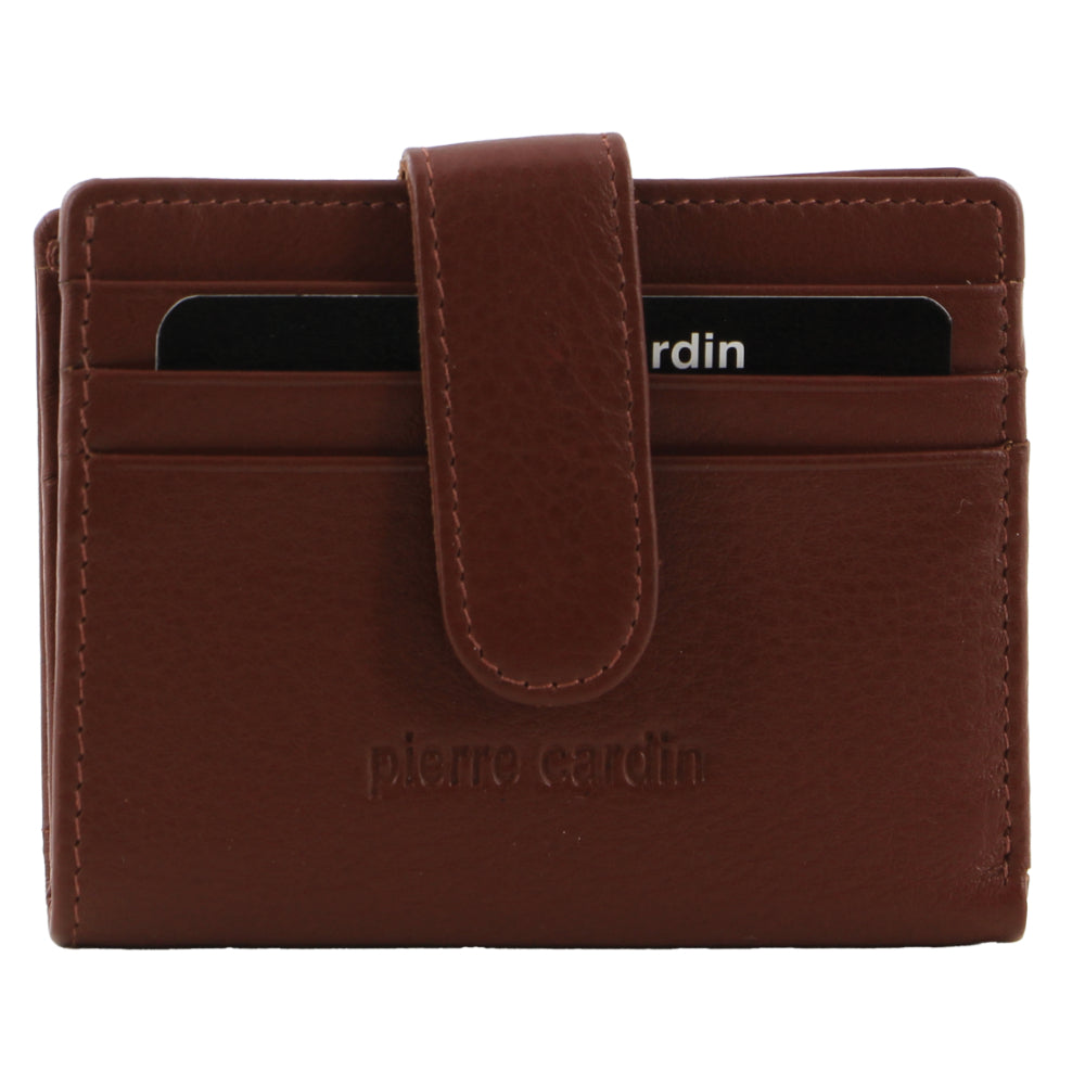 Pierre Cardin Men's Leather Bi-Fold Card Holder/Wallet