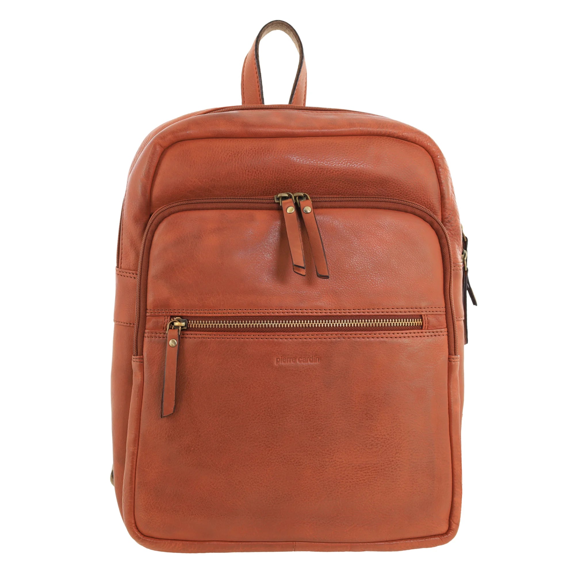 Pierre Cardin Vintage Leather Laptop Backpack