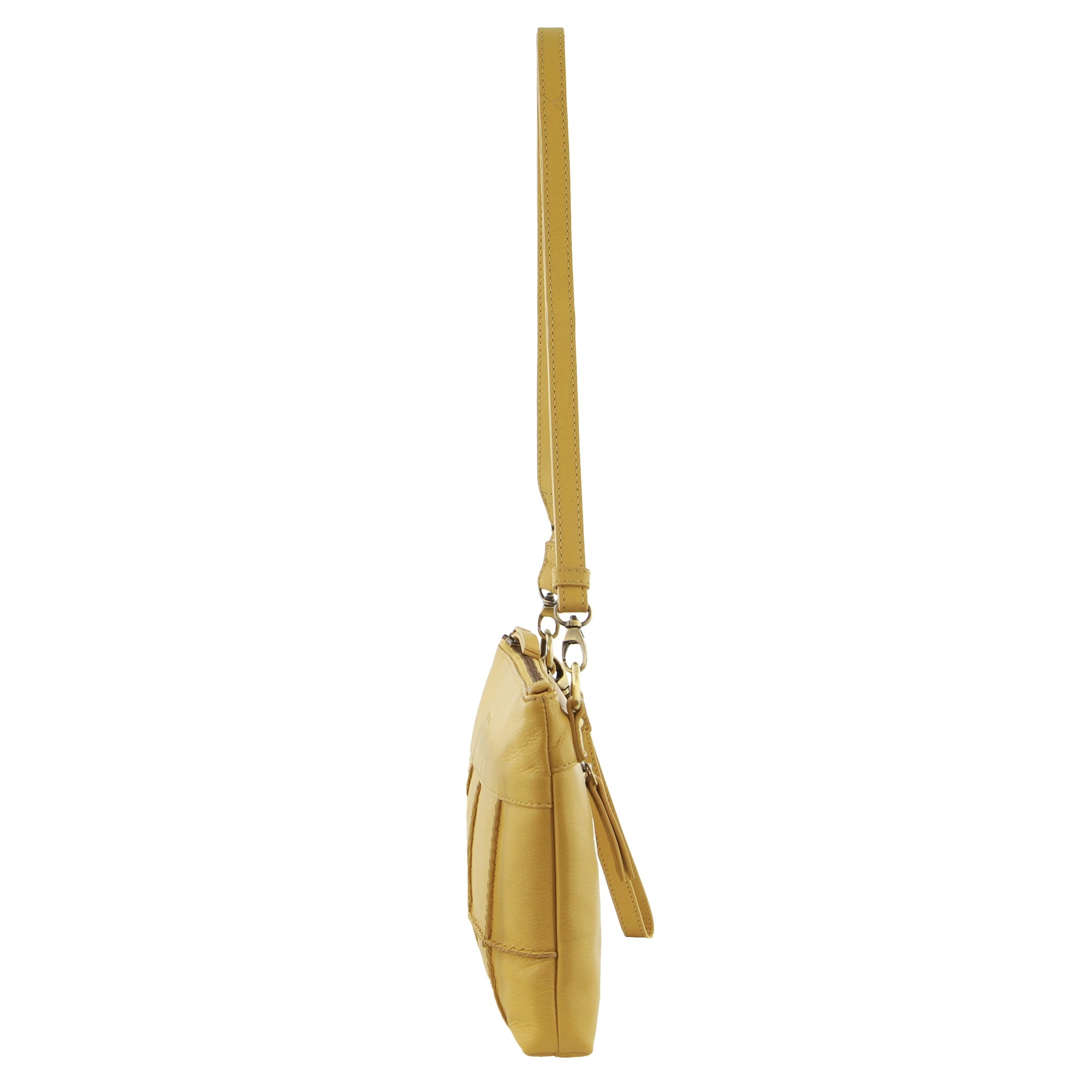 Pierre Cardin Ladies Leather Stitch-design Cross-Body Bag