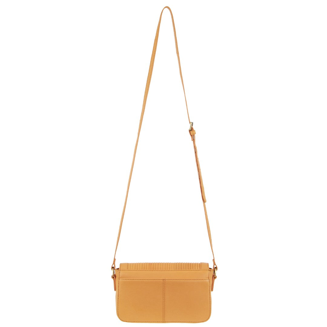 Pierre Cardin Leather Pleated Design Crossbody Bag