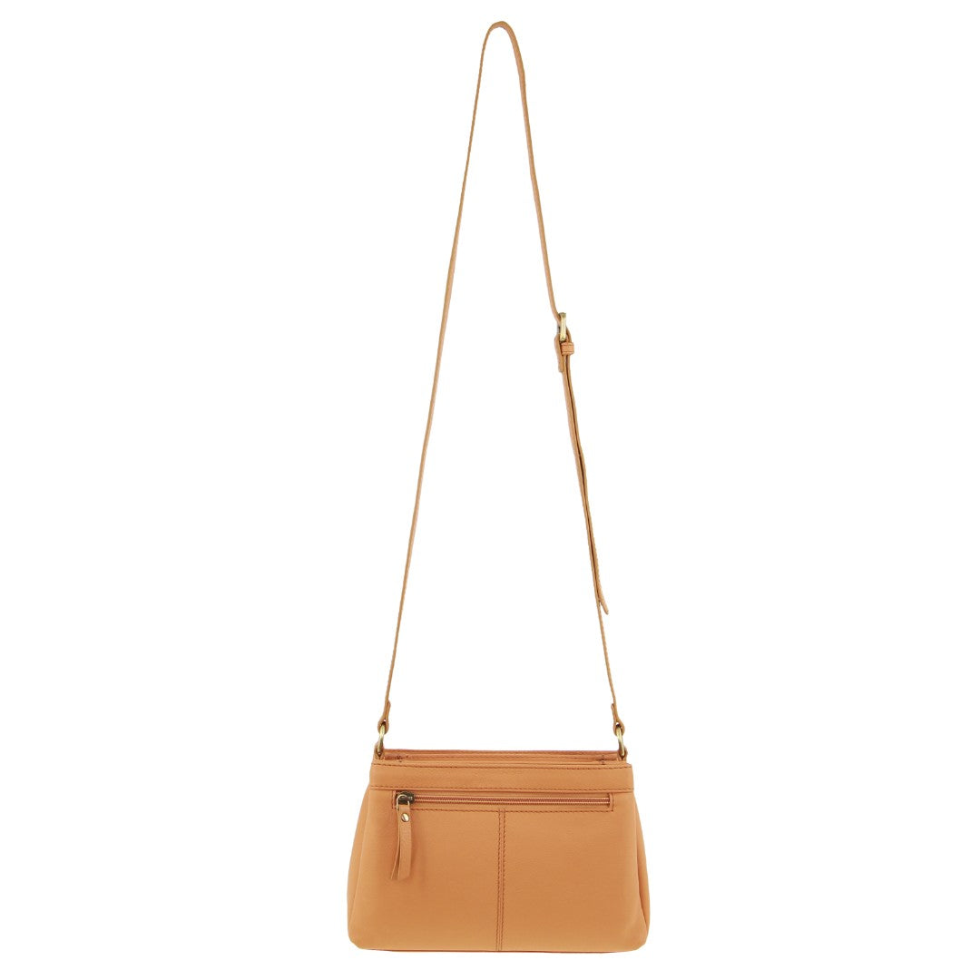 Pierre Cardin Leather Pleated Design Crossbody Bag