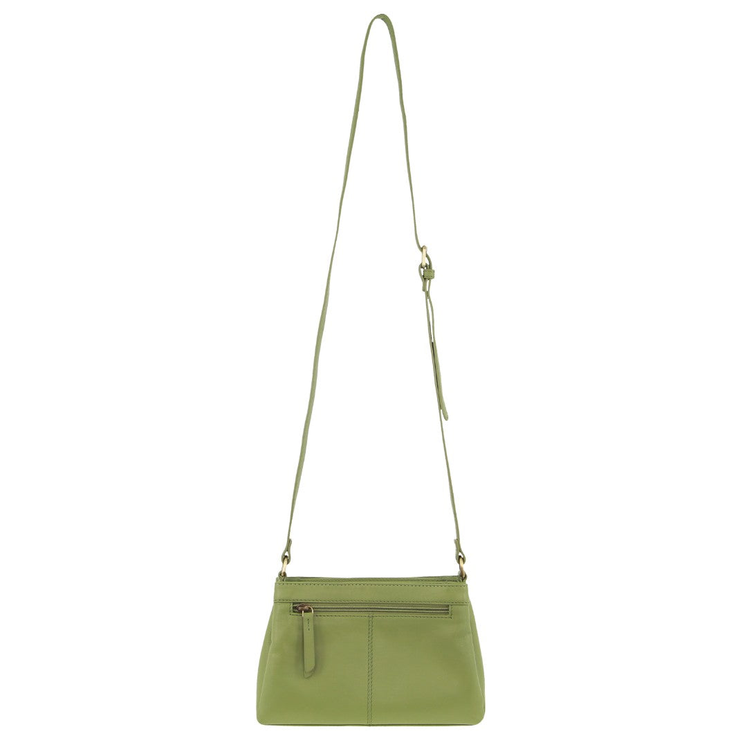 Pierre Cardin Leather Pleated Design Crossbody Bag