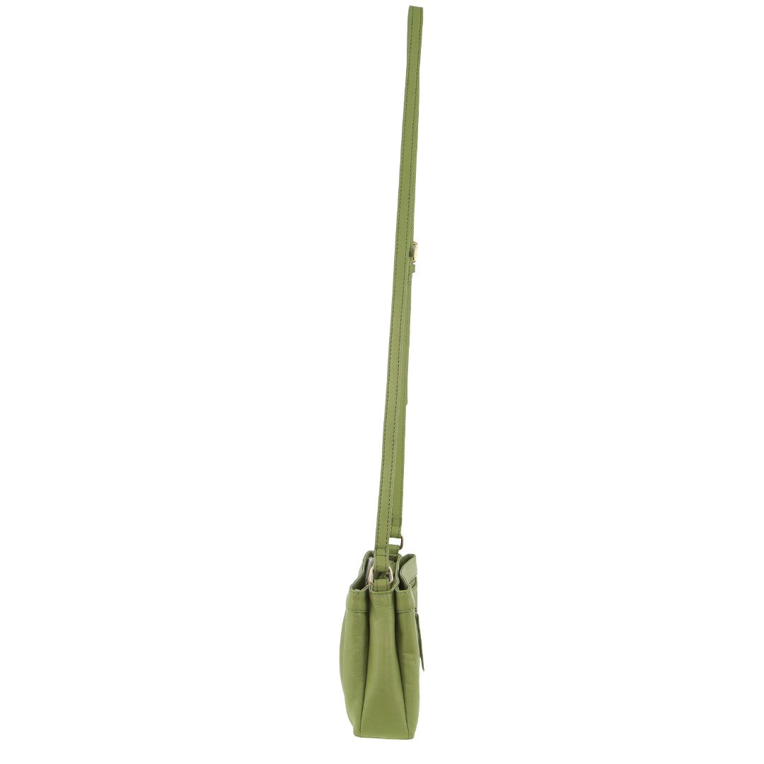 Pierre Cardin Leather Pleated Design Crossbody Bag