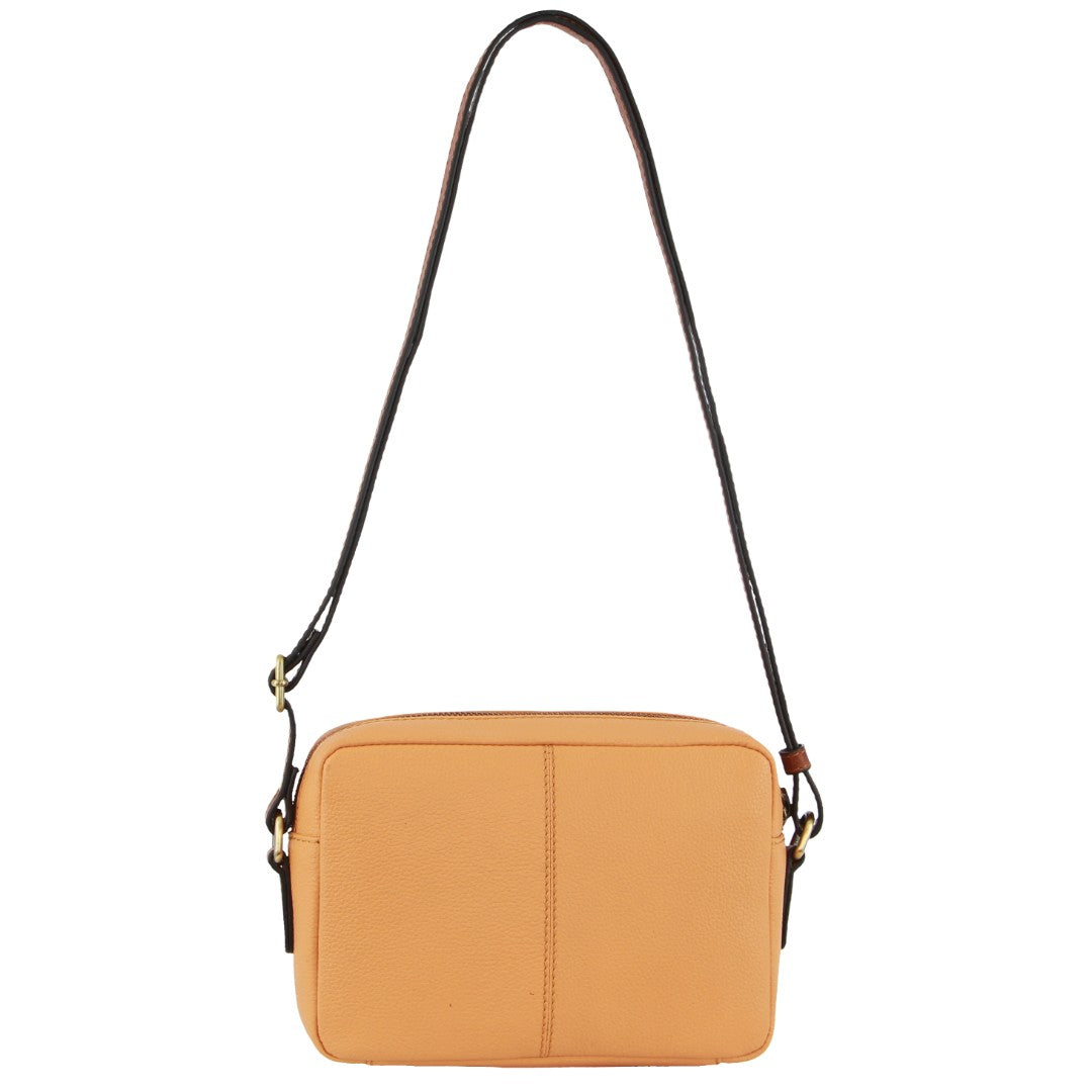 Pierre Cardin Leather Classic Square Crossbody Bag