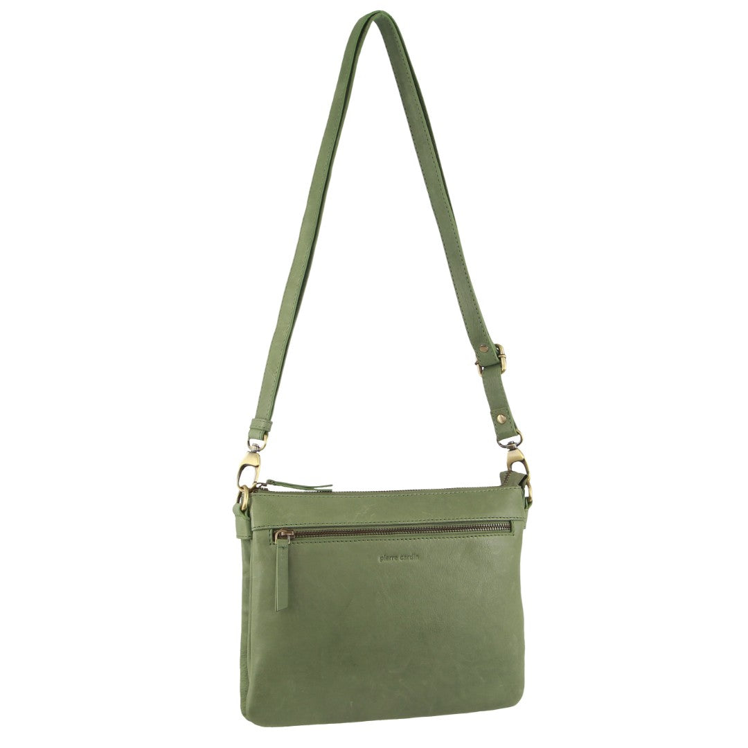 Pierre Cardin Leather Crossbody Bag
