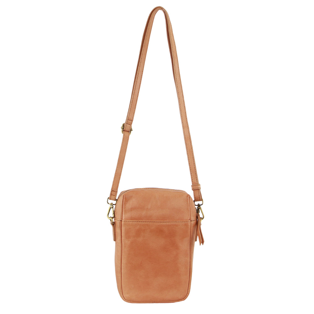 Pierre Cardin Leather Embossed Phone Crossbody Bag