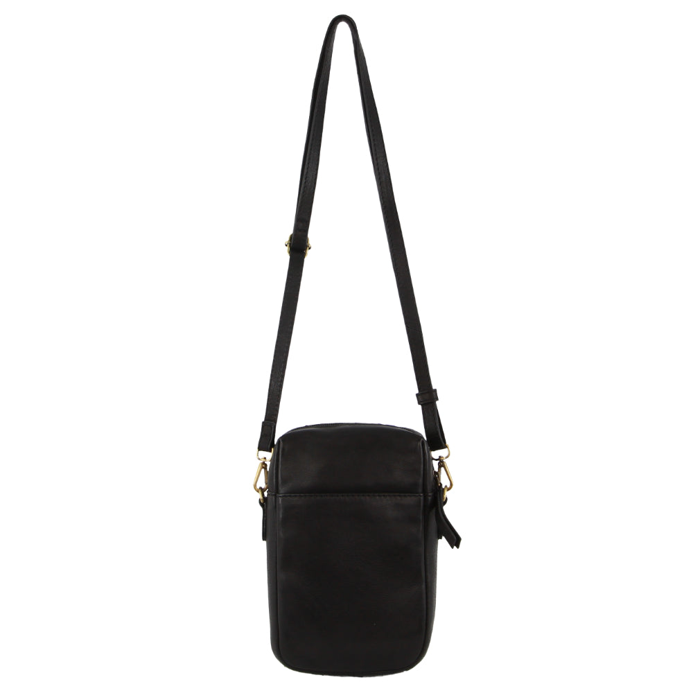 Pierre Cardin Leather Embossed Phone Crossbody Bag