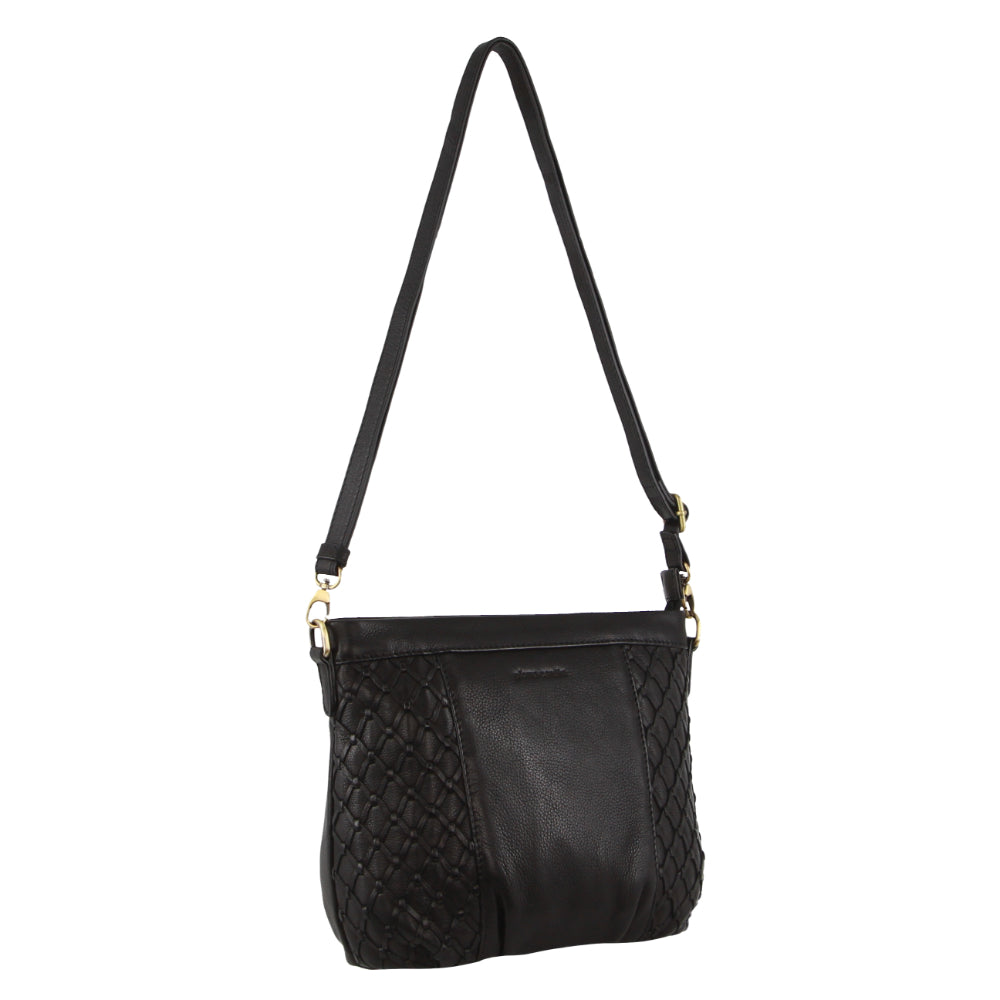 Pierre Cardin Leather Embossed Crossbody Bag