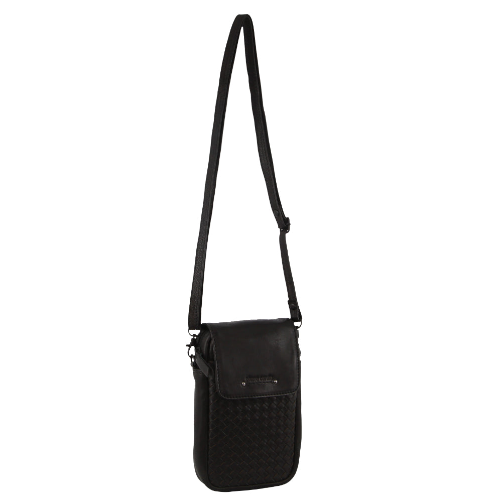 Pierre Cardin Leather Embossed Woven Ladies Wallet Bag