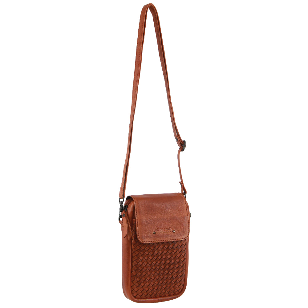 Pierre Cardin Leather Embossed Woven Ladies Wallet Bag