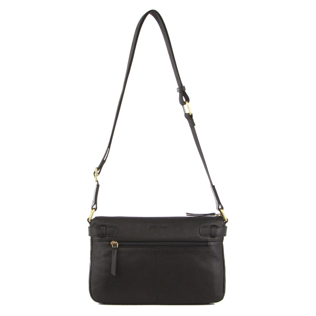 Pierre Cardin Ladies Leather Webbing Strap Handbag