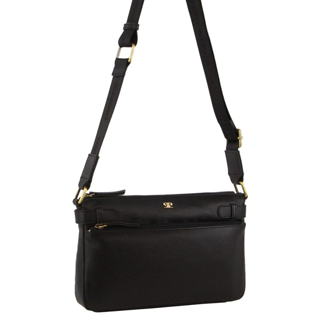 Pierre Cardin Ladies Leather Webbing Strap Handbag