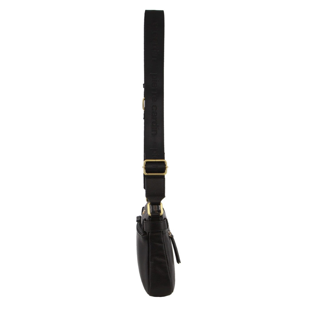 Pierre Cardin Ladies Leather Webbing Strap Handbag