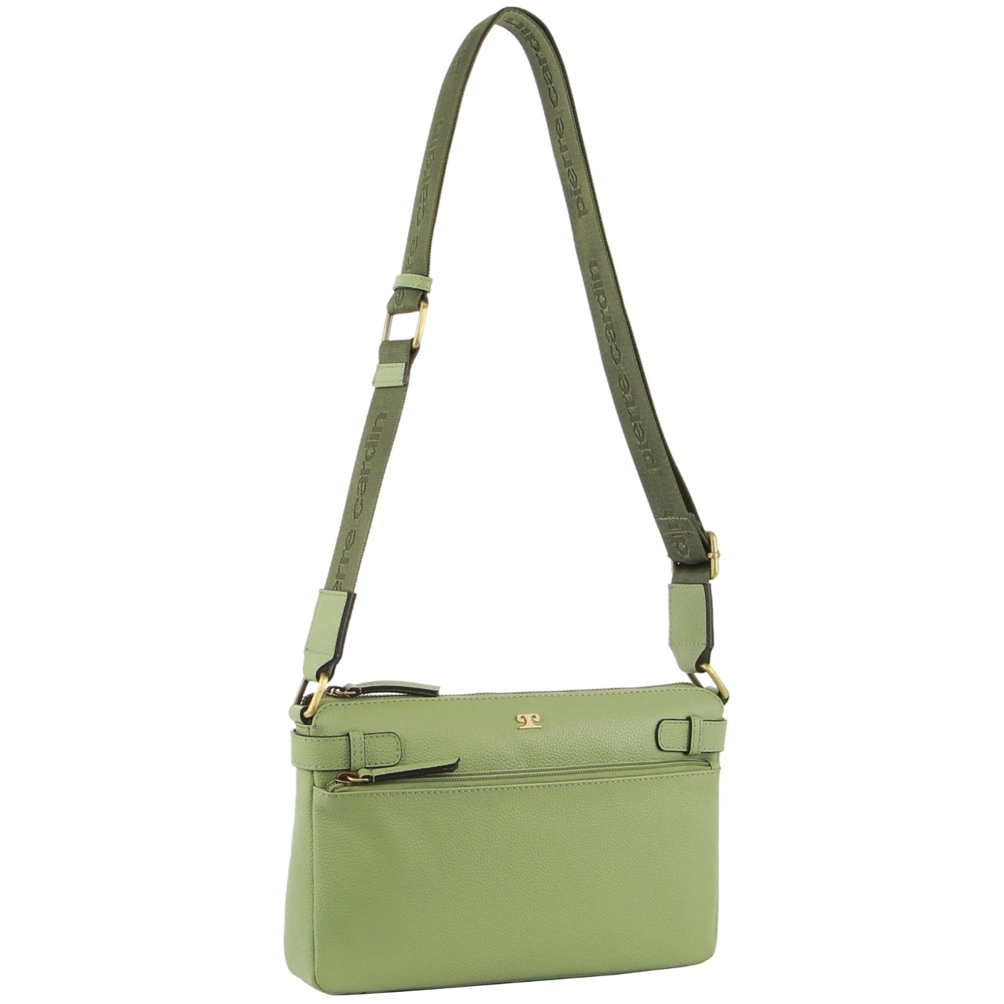 Pierre Cardin Ladies Leather Webbing Strap Handbag