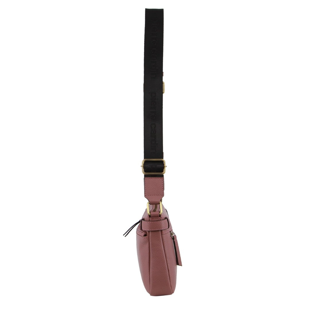 Pierre Cardin Ladies Leather Webbing Strap Handbag