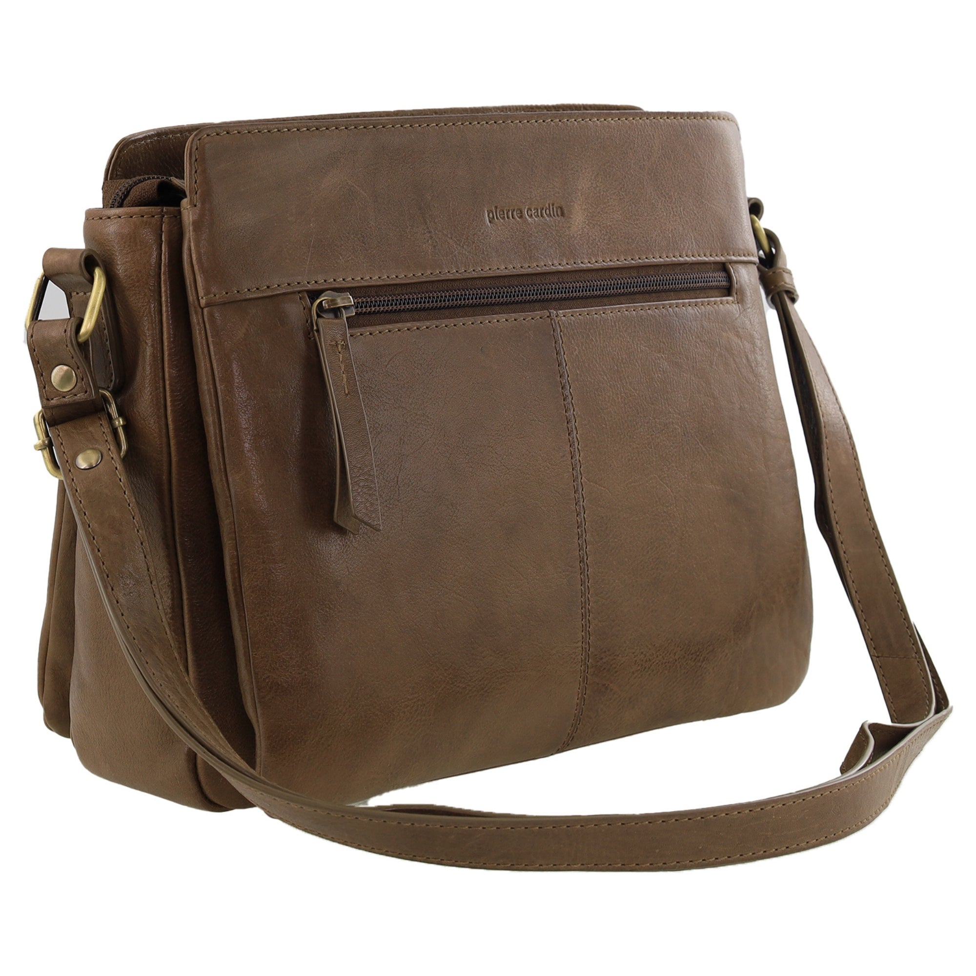 Pierre Cardin Leather Cross-Body Bag