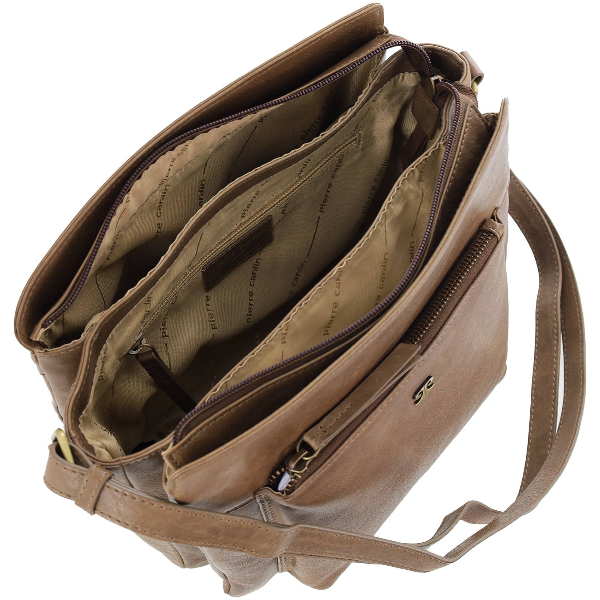 Pierre Cardin Leather Cross-Body Bag