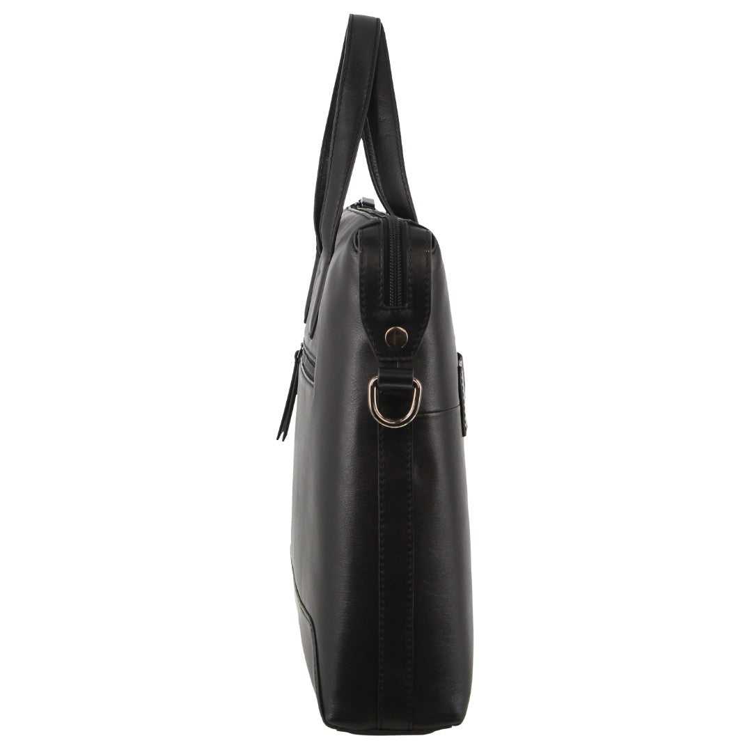 Pierre Cardin Men's Leather Business Travel Bag