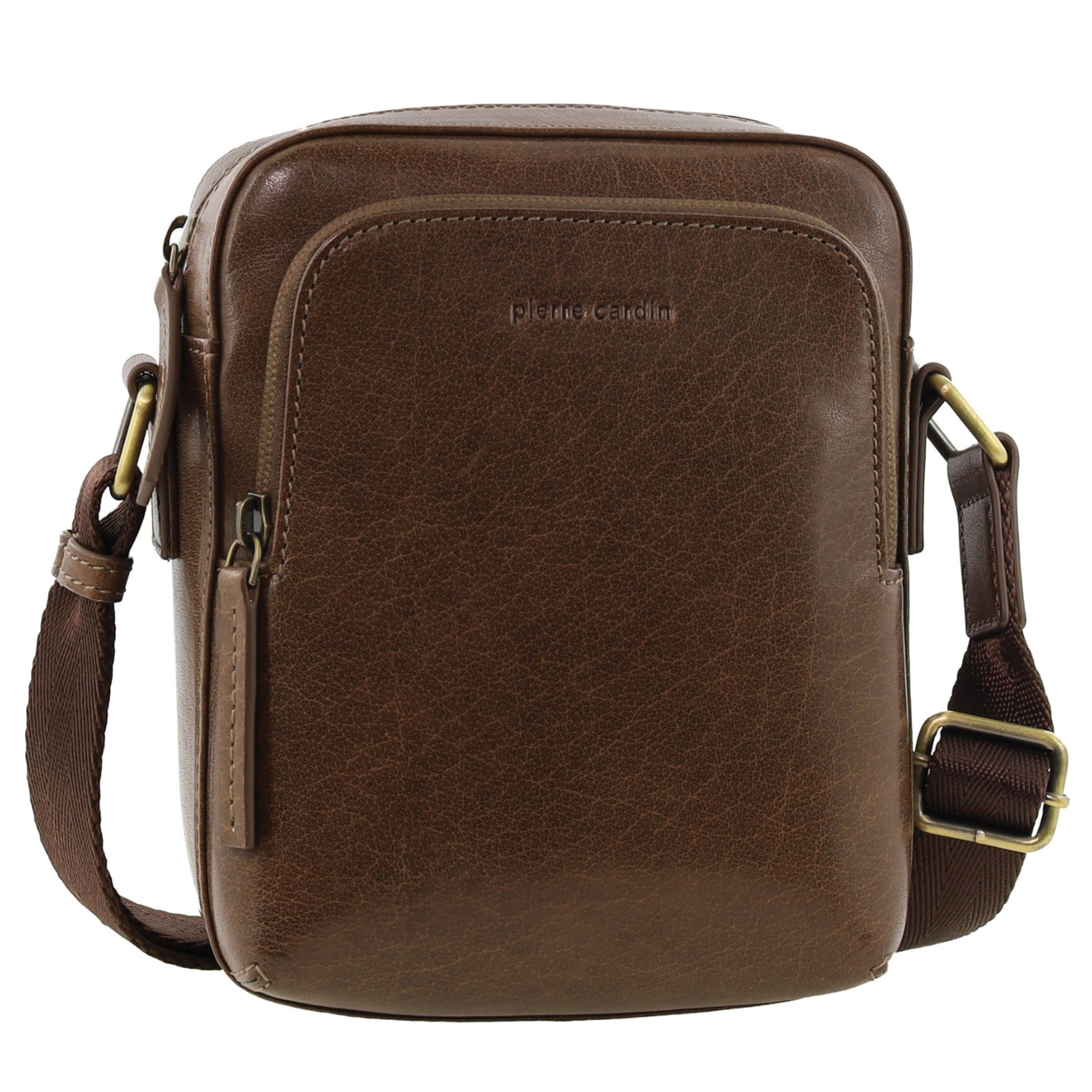 Pierre Cardin Men's Leather Classic Crossbody Bag