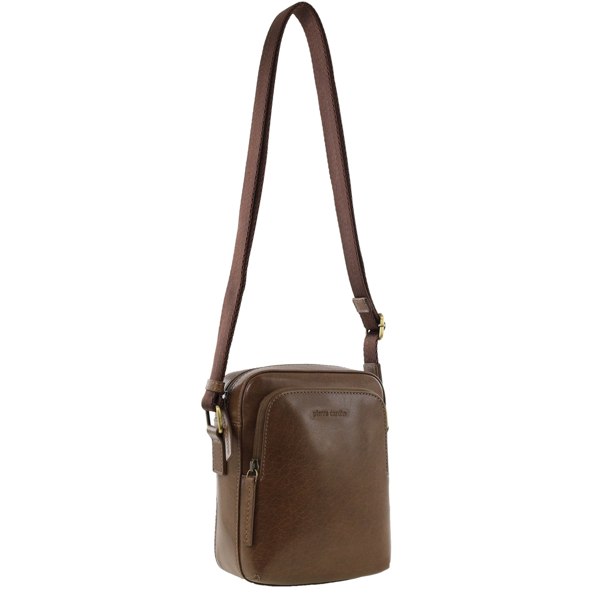 Pierre Cardin Men's Leather Classic Crossbody Bag