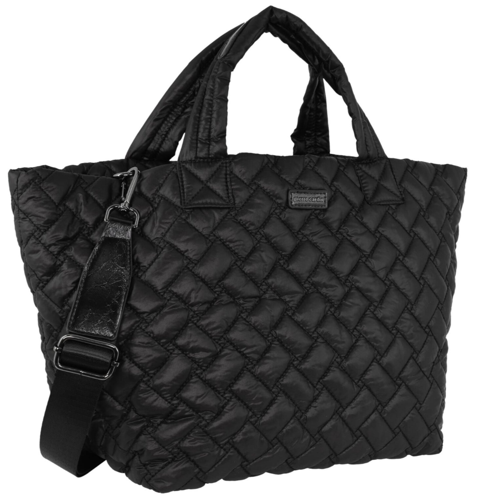 Pierre Cardin Ladies Nylon Small Quilted Tote Bag