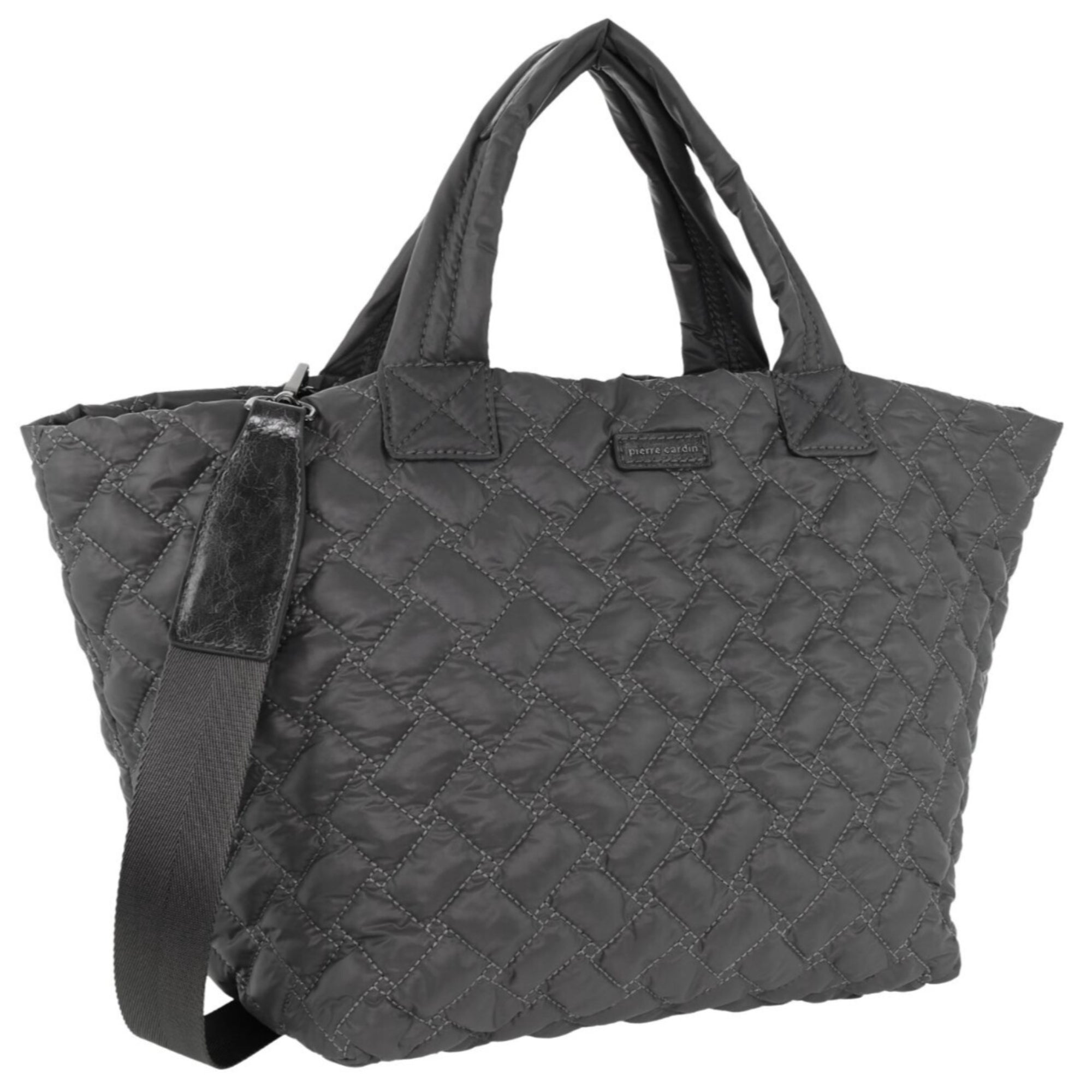 Pierre Cardin Ladies Nylon Small Quilted Tote Bag