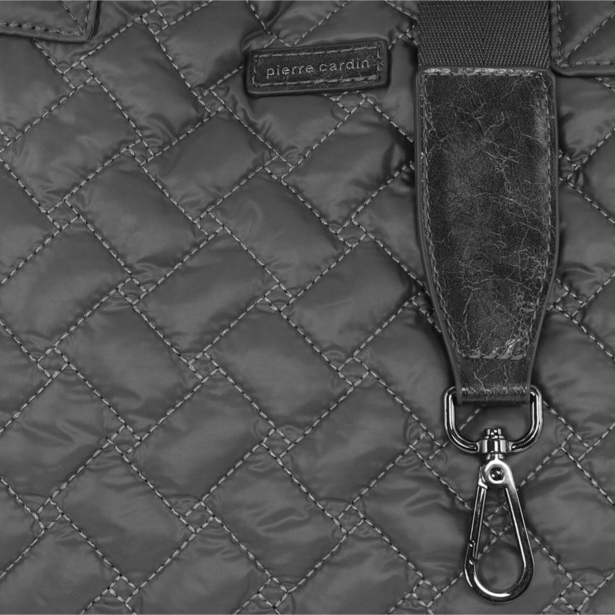 Pierre Cardin Ladies Nylon Small Quilted Tote Bag