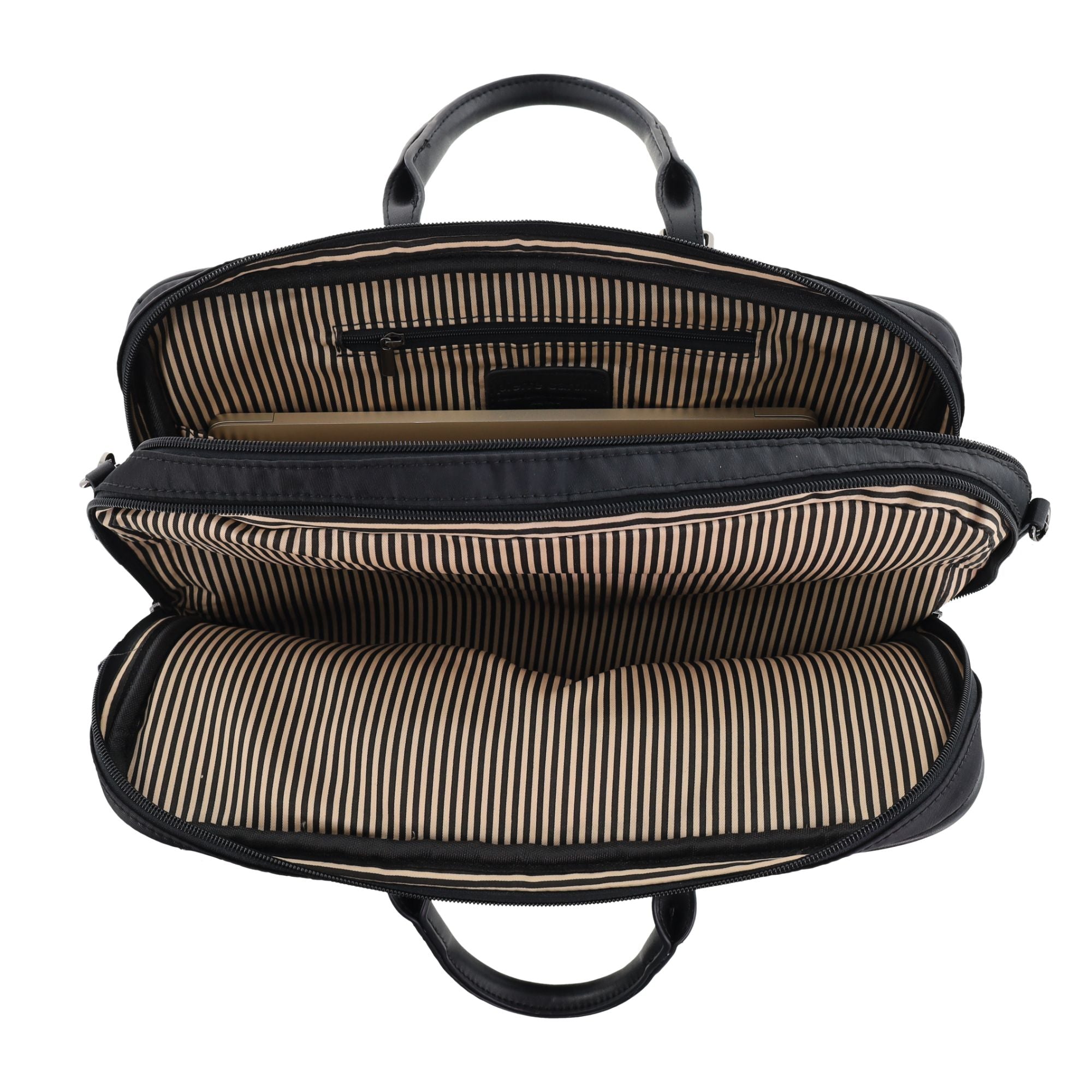 Pierre Cardin Men's Nylon Business Laptop Bag
