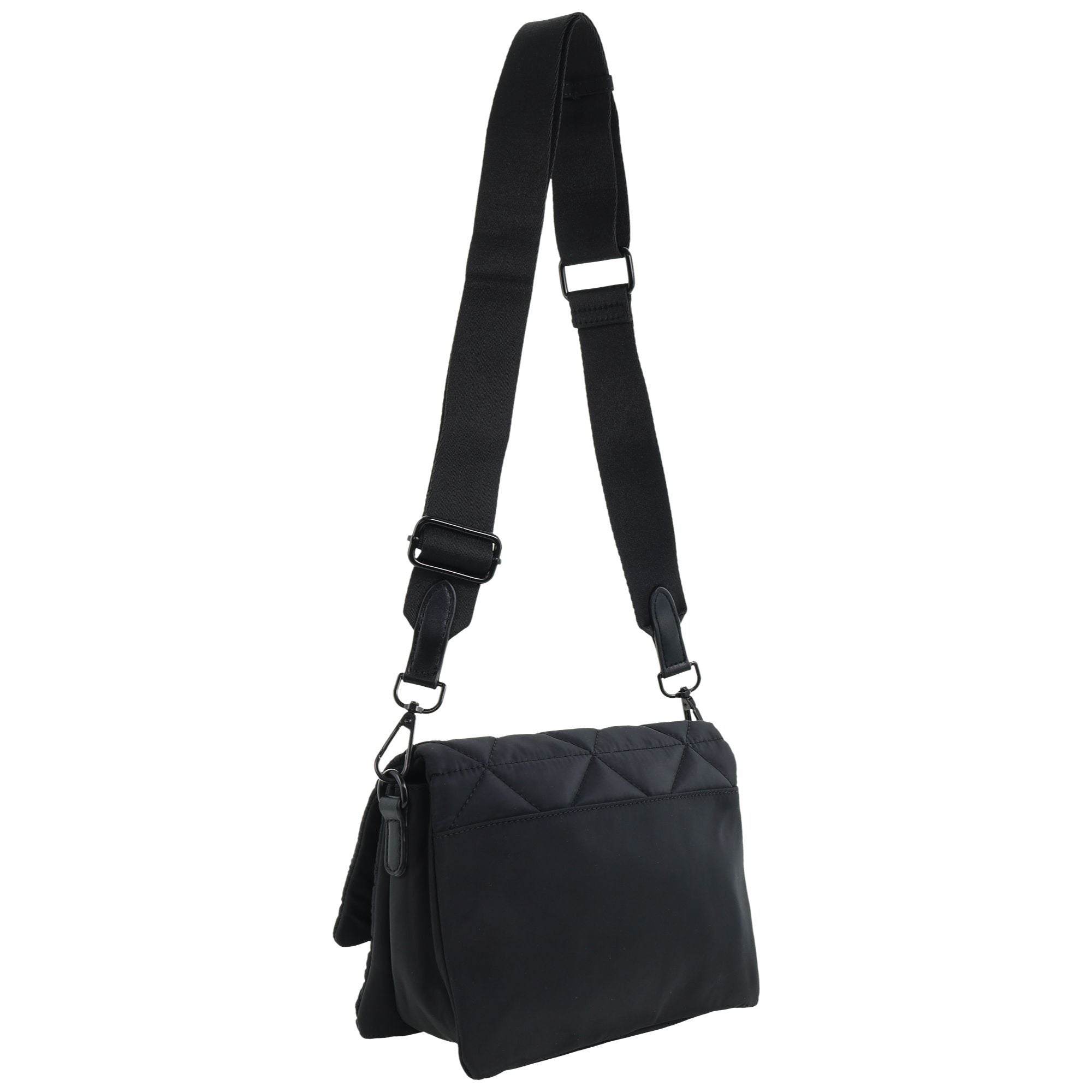 Pierre Cardin Ladies Nylon Textured Crossbody Bag