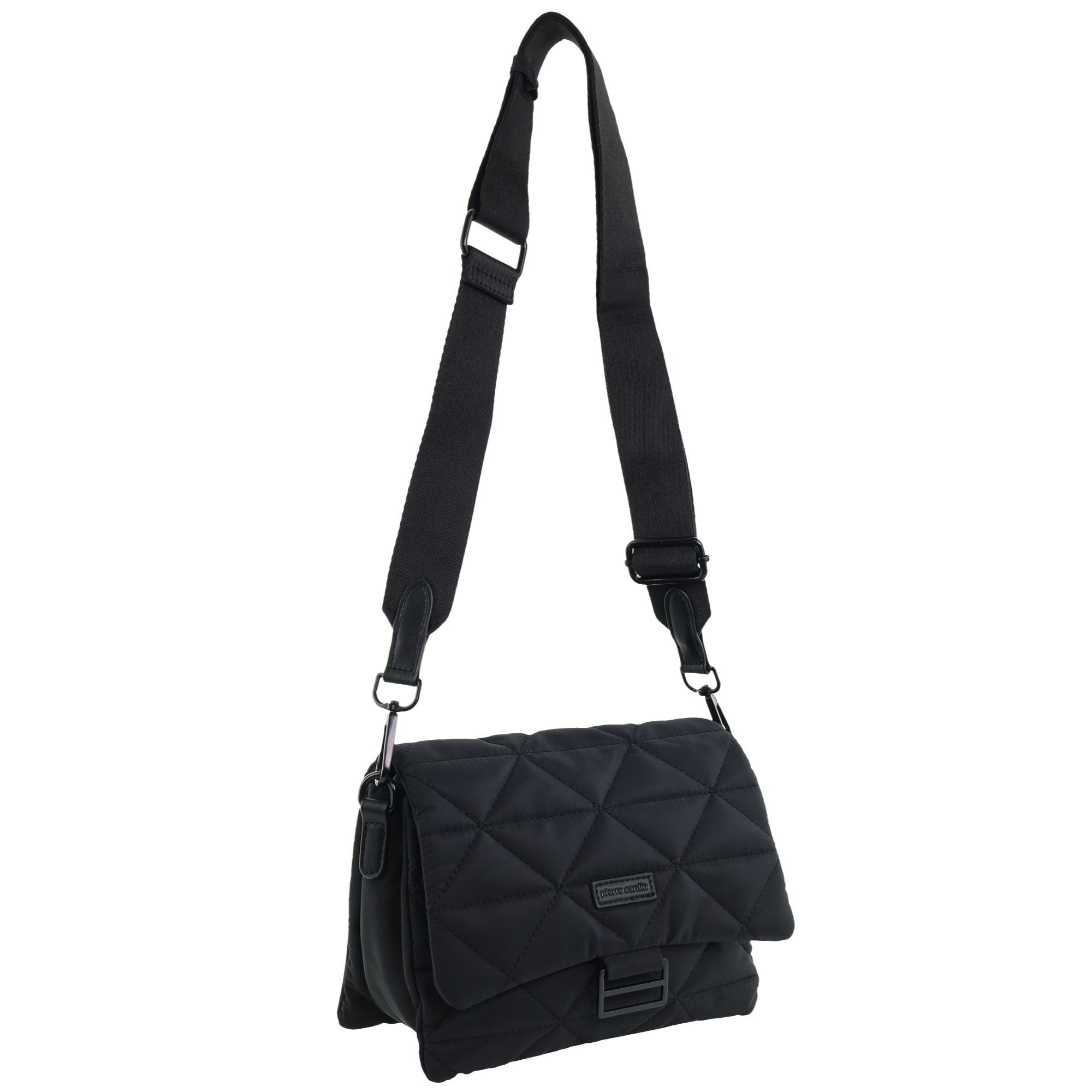 Pierre Cardin Ladies Nylon Textured Crossbody Bag