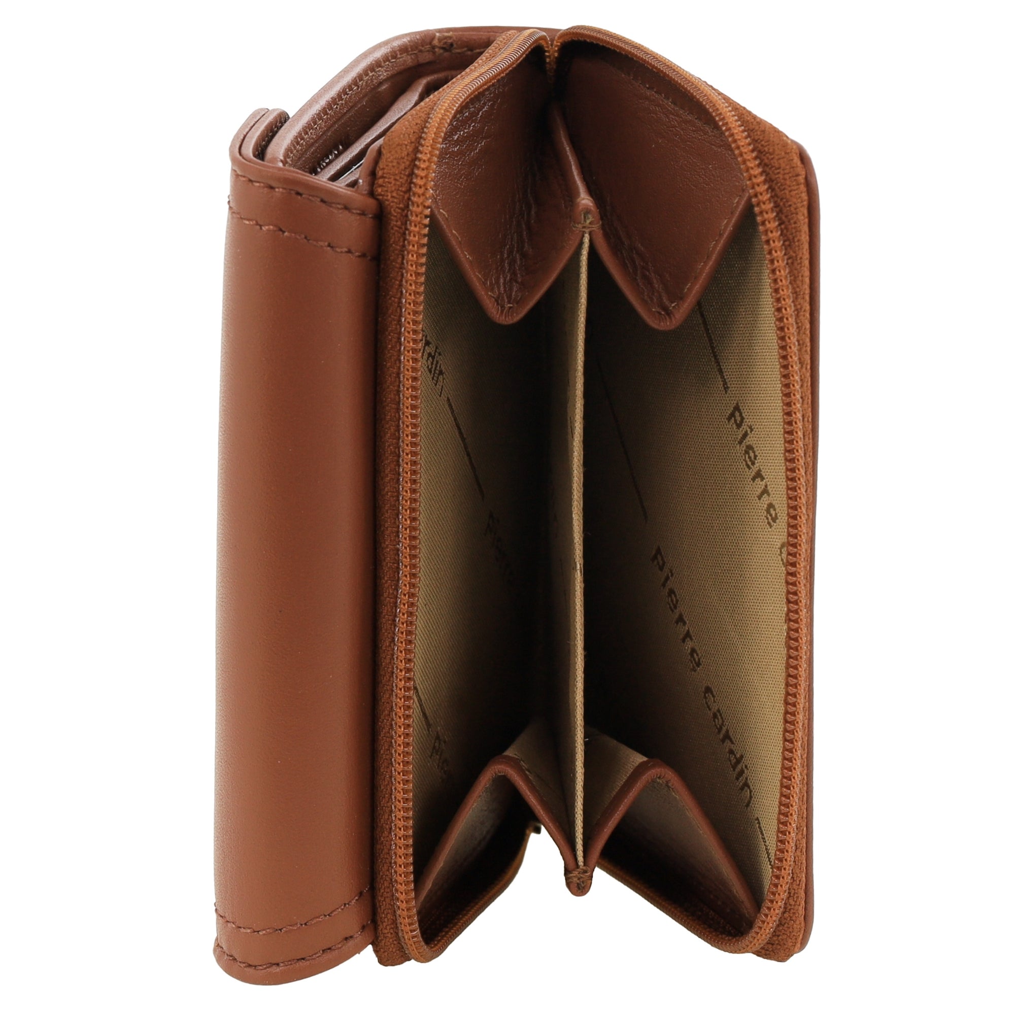 Pierre Cardin Ladies Leather Tri-Fold Tab Wallet