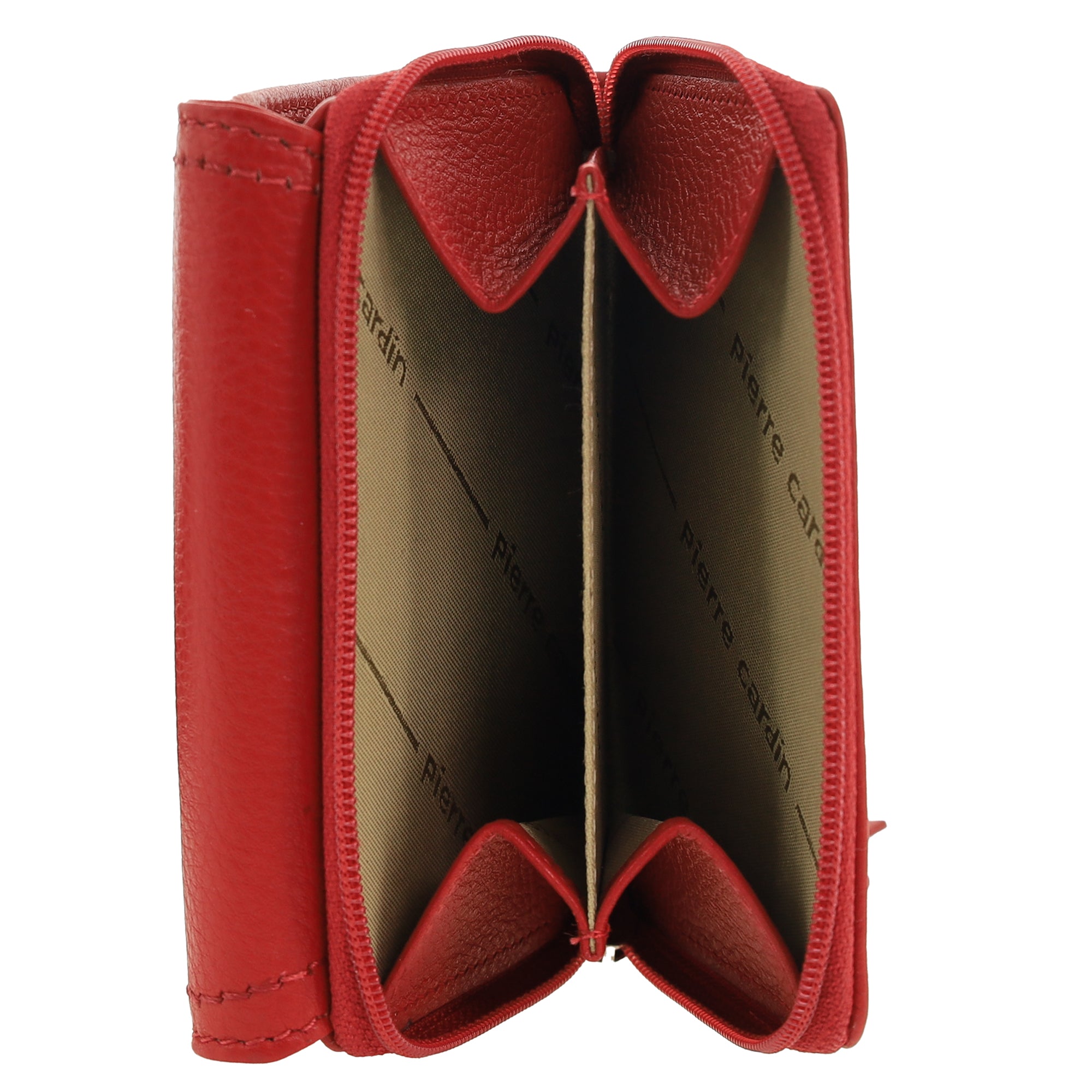 Pierre Cardin Ladies Leather Tri-Fold Tab Wallet