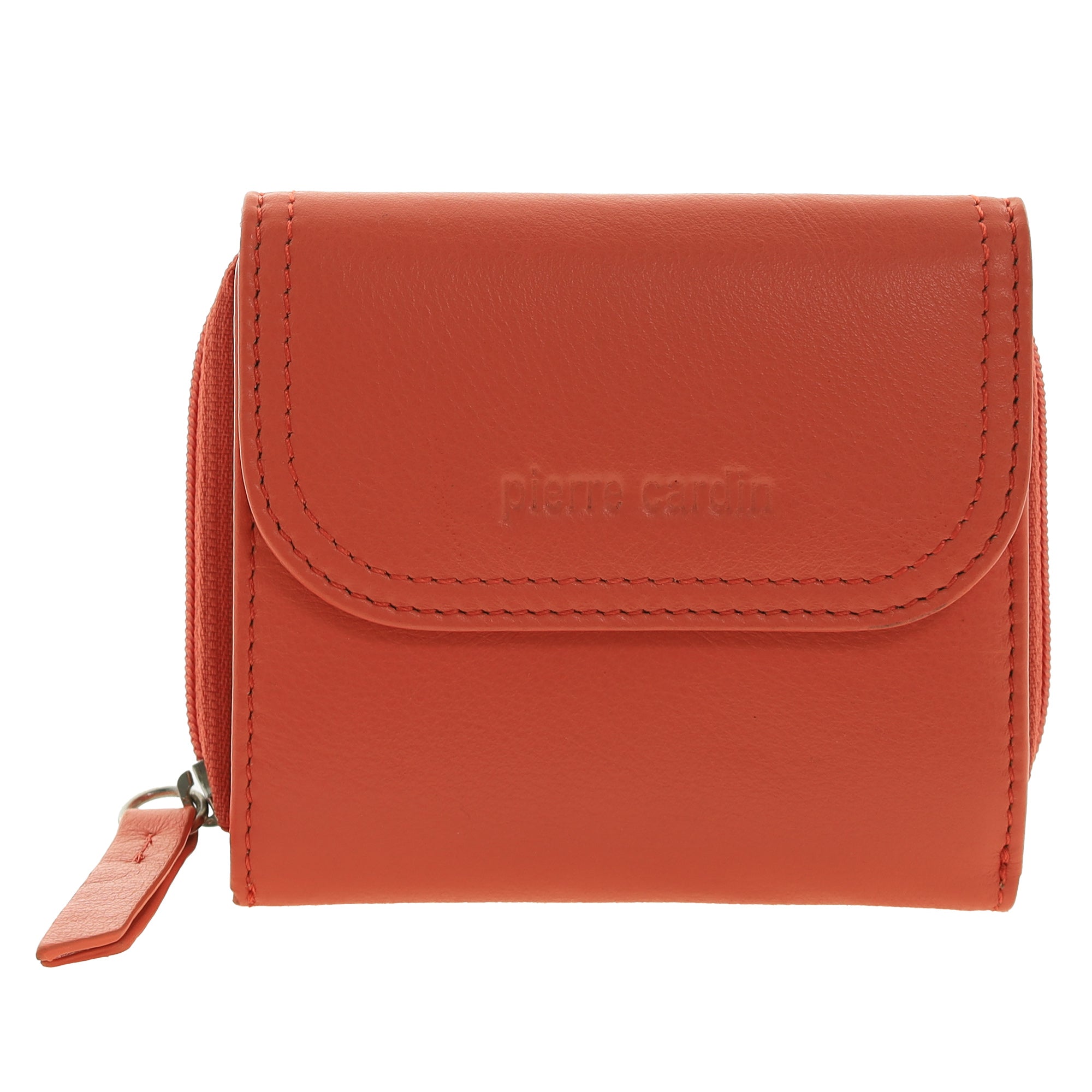 Pierre Cardin Ladies Leather Tri-Fold Tab Wallet