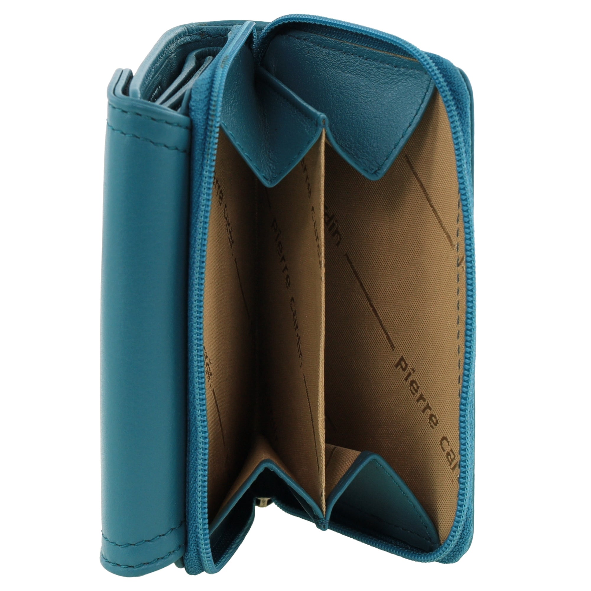 Pierre Cardin Ladies Leather Tri-Fold Tab Wallet