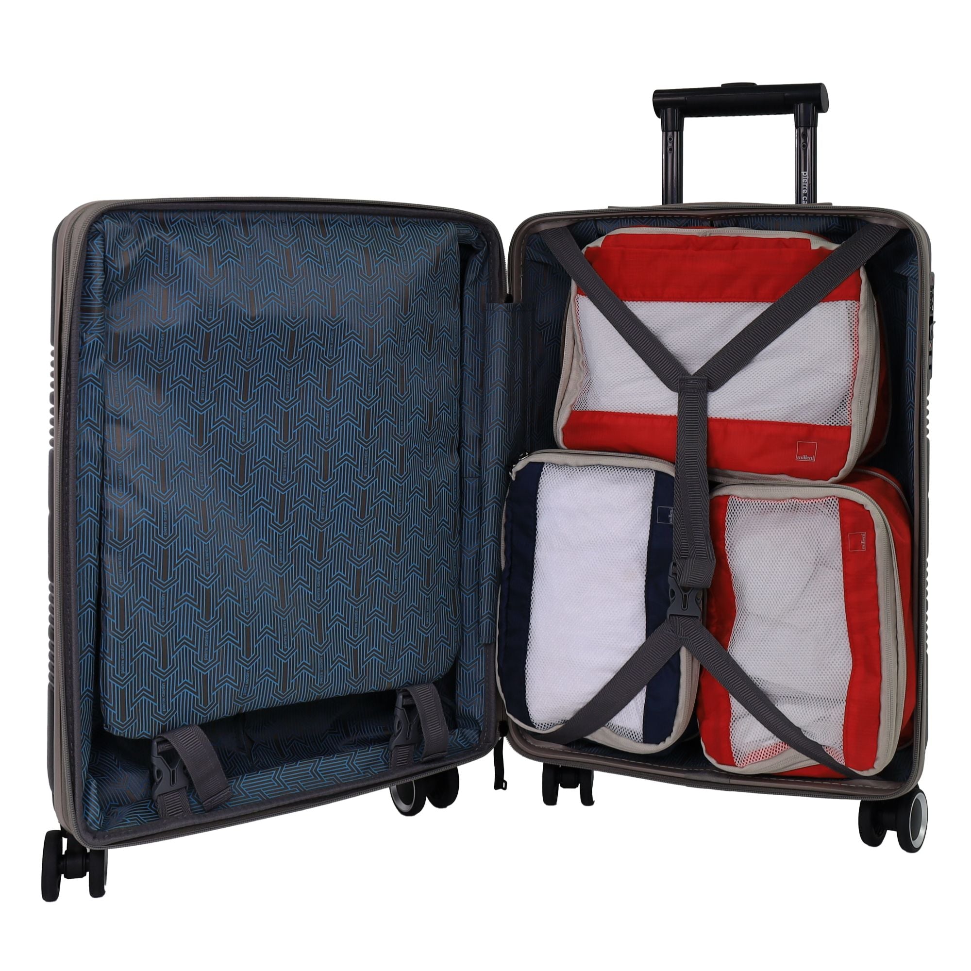 Pierre Cardin 3-Piece Set Travel Hard Shell Suitcase