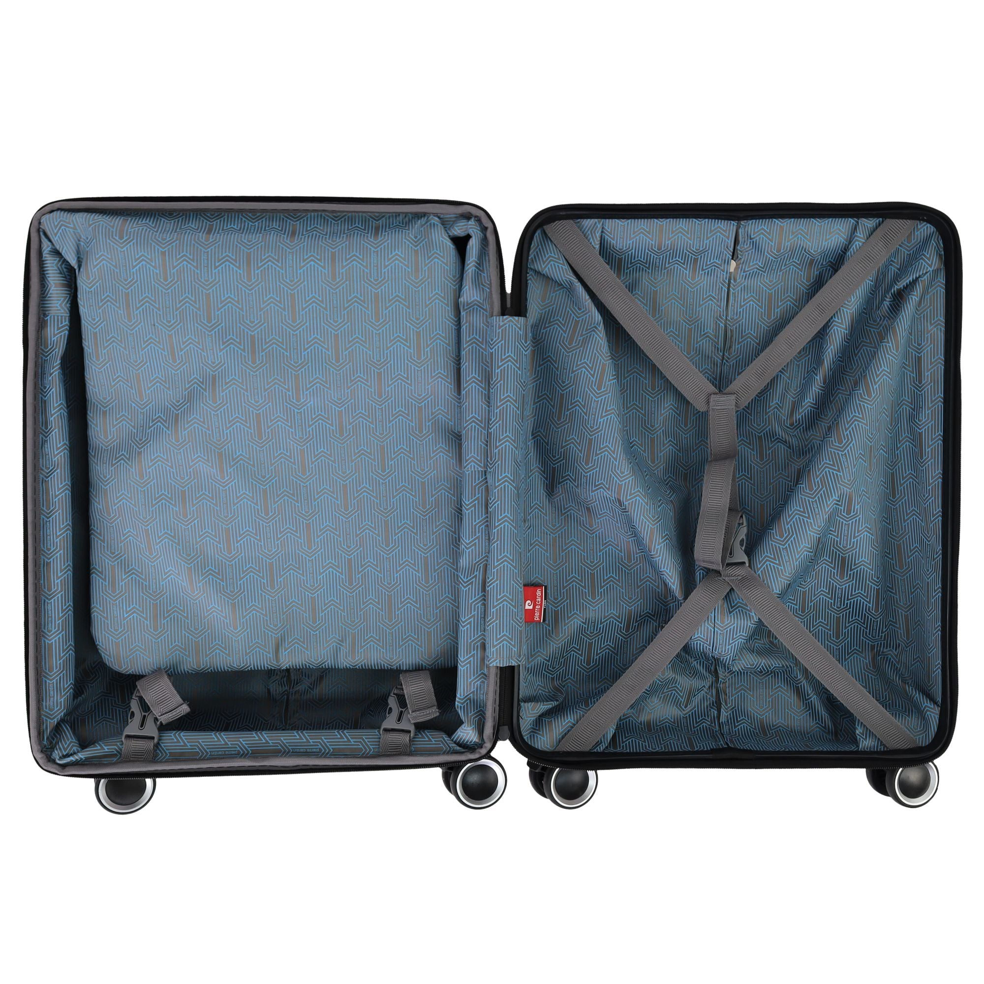 Pierre Cardin 3-Piece Set Travel Hard Shell Suitcase