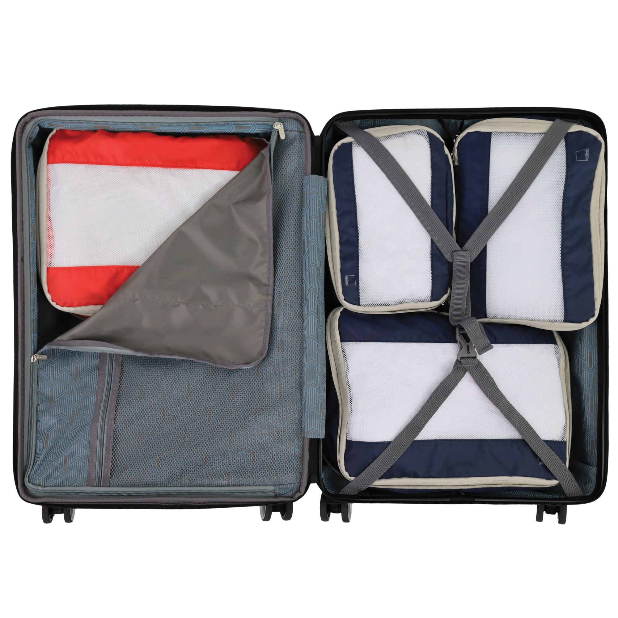 Pierre Cardin 3-Piece Set Travel Hard Shell Suitcase