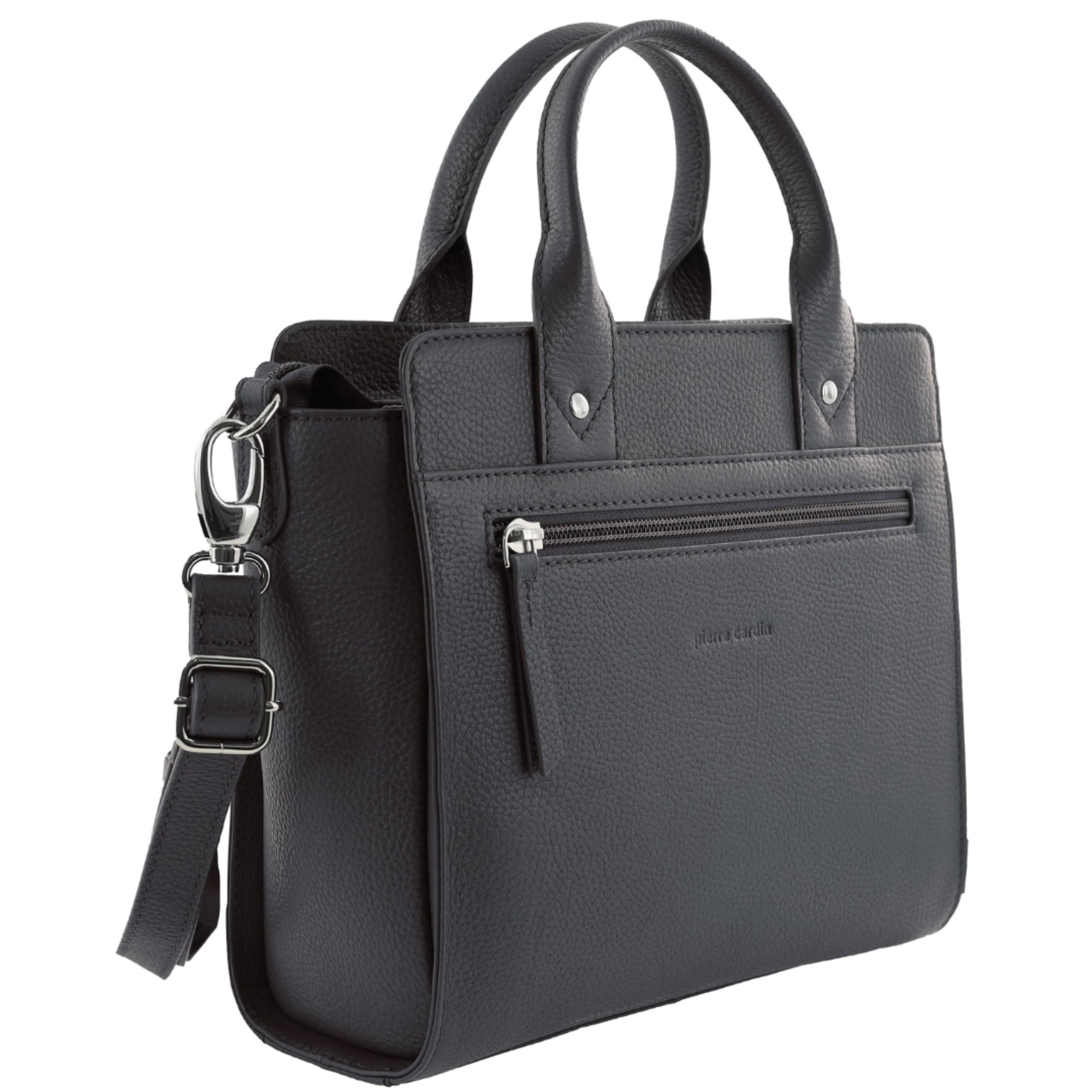 Pierre Cardin Ladies Leather Mini Tote Crossbody Bag